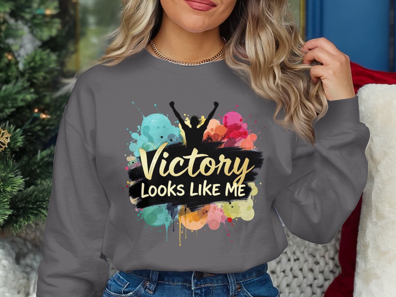 Cancer fighting t-shirt, Victory Looks Like Me tee, cancer survivor gift, motivational top, cancer awareness shirt, colorful graphic TShirt