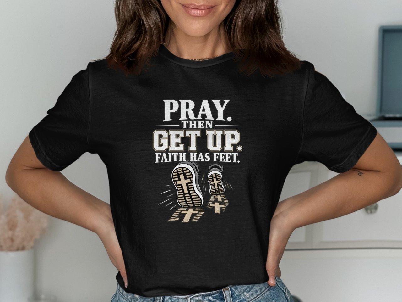 Pray Then Get Up Tee