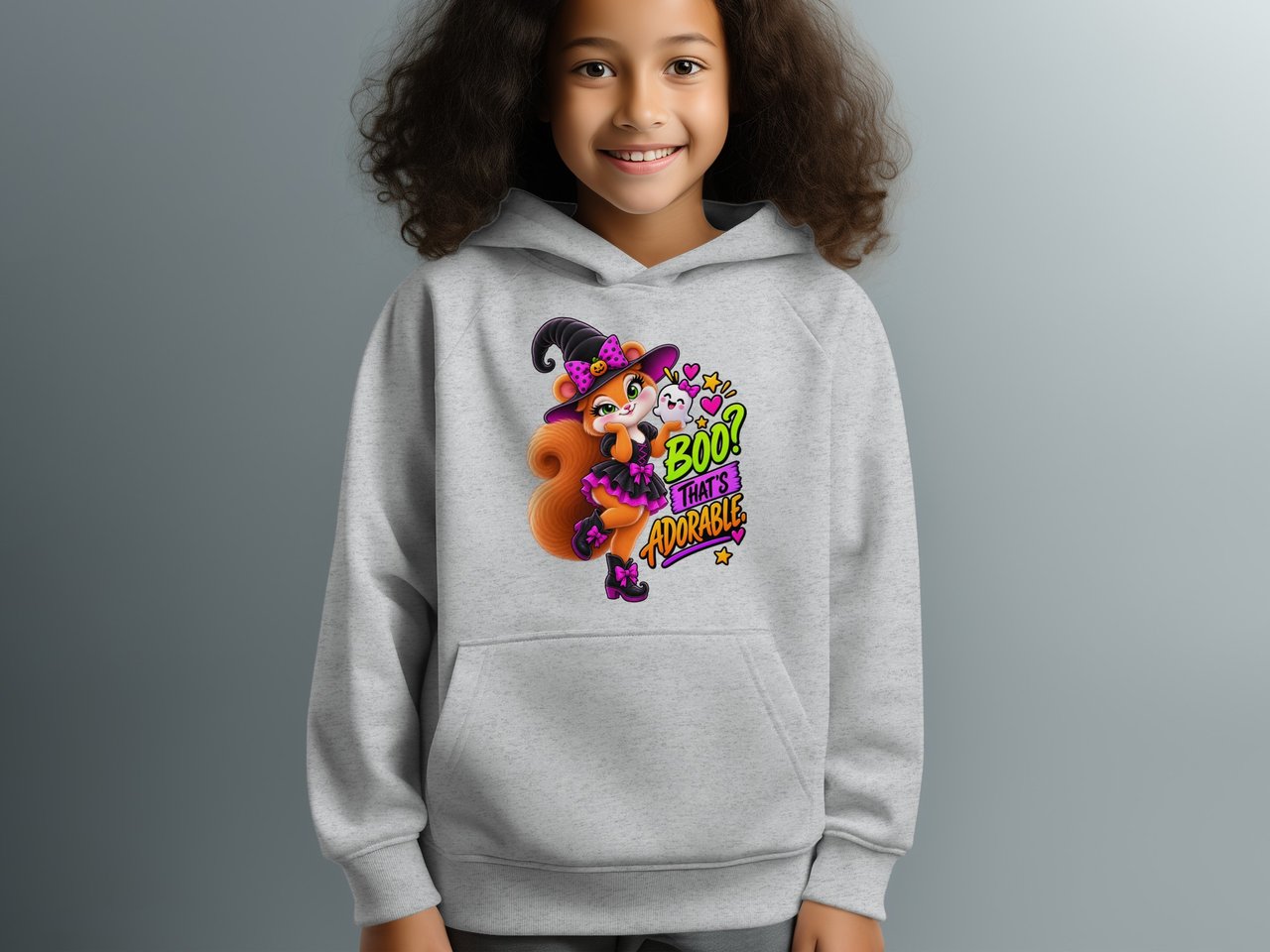 Sally the Squirrel Boo Halloween Sweatshirt