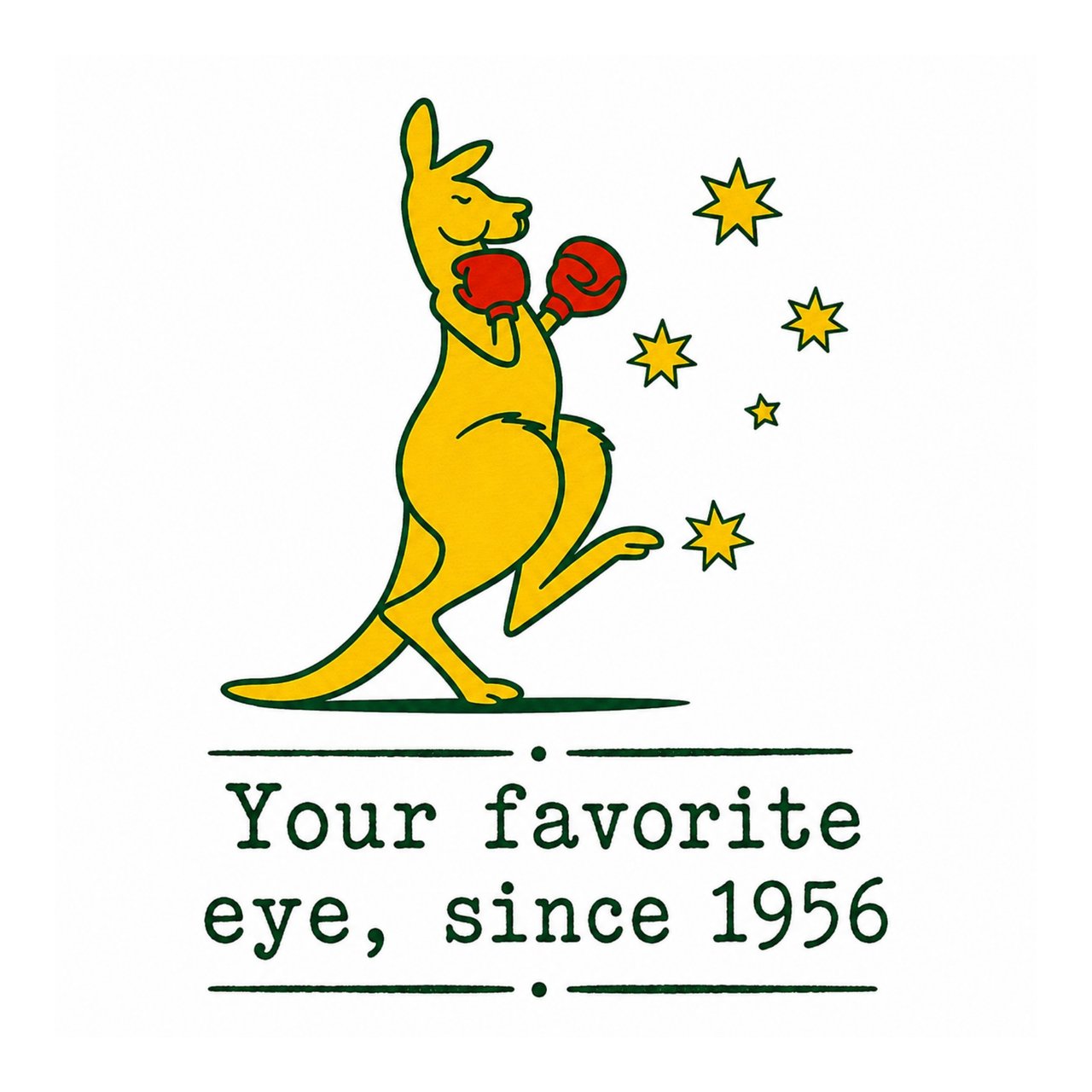 BOXING KANGAROO — FAVORITE EYE SINCE 1956