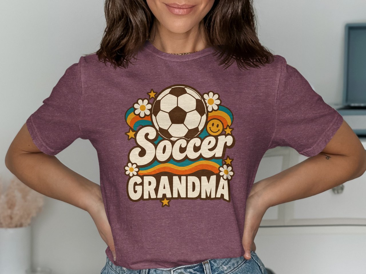 Retro Soccer Grandma Tee