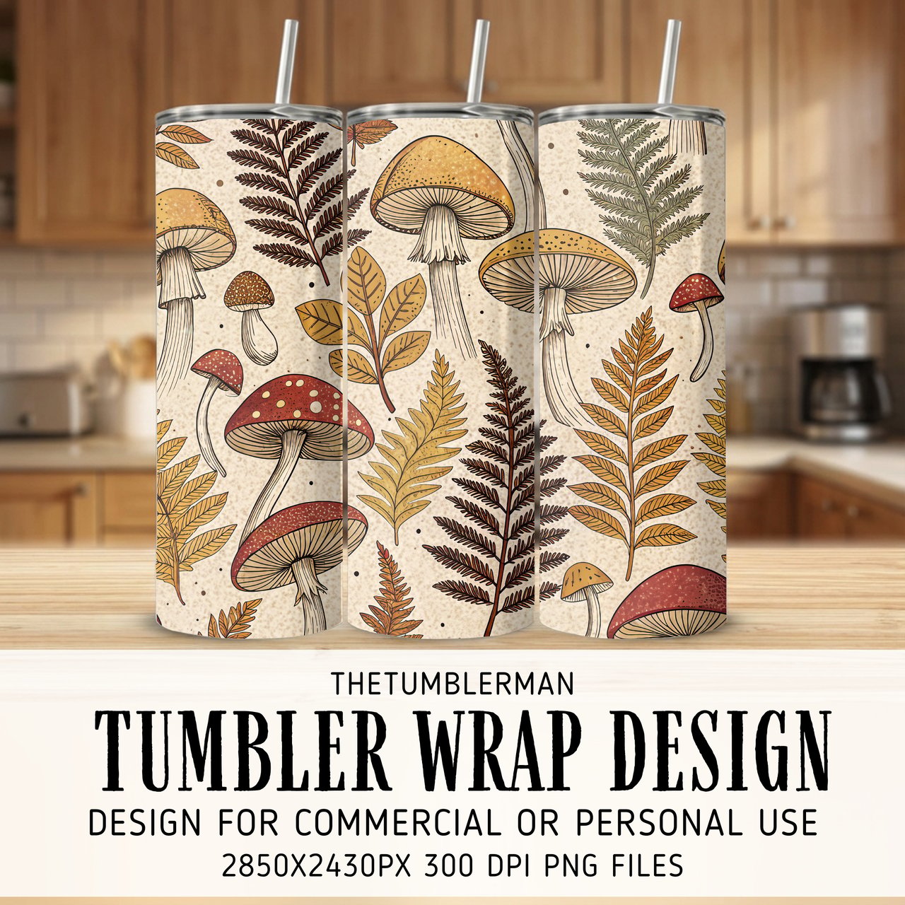 Whimsical Forest Forage Digital Design Size Bundle Png