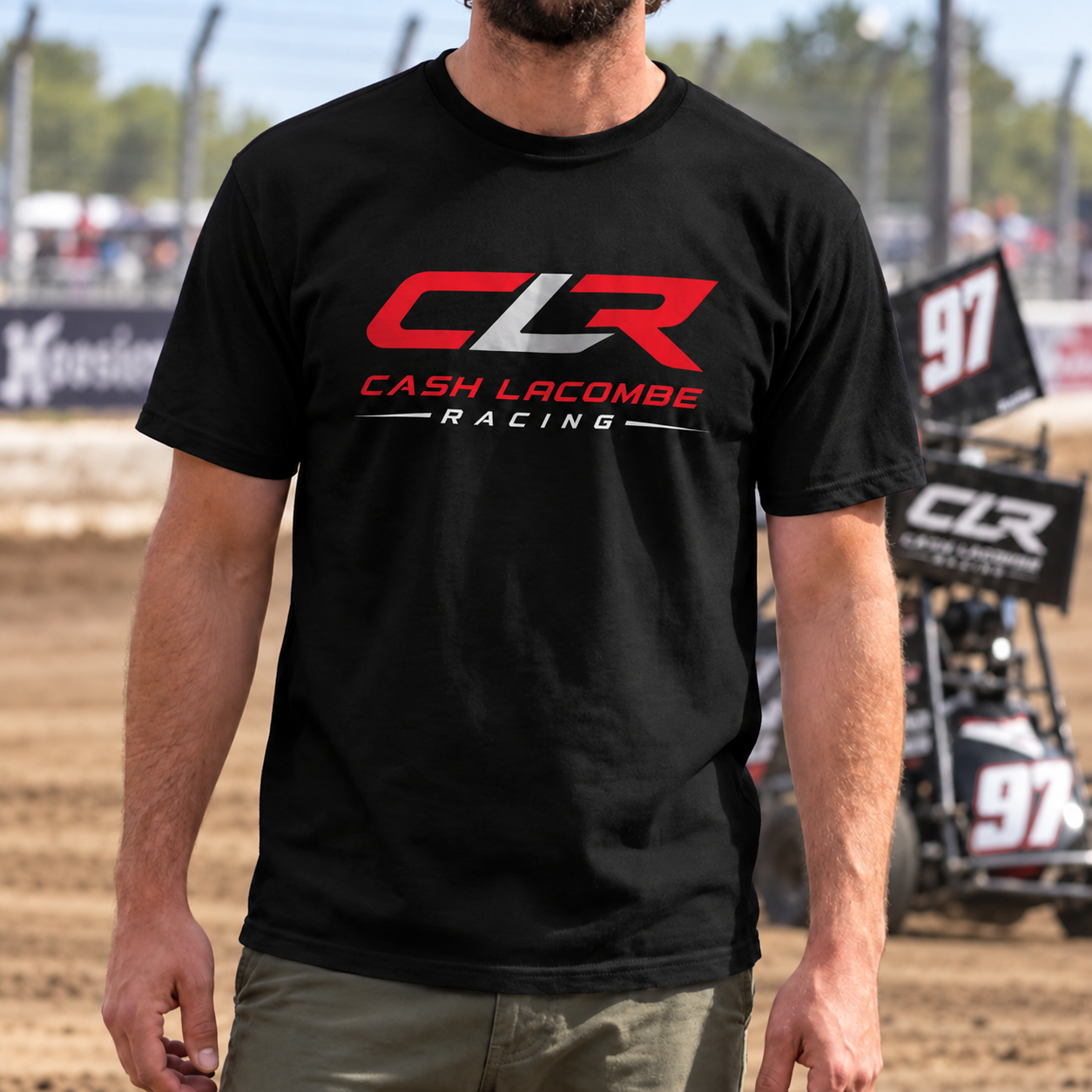 Cash Lacombe Racing #97 Shirt, Micro Sprint Racing Tee, Dirt Track Racing Shirt, CLR Race Team Merch, Sprint Car Fan Gift