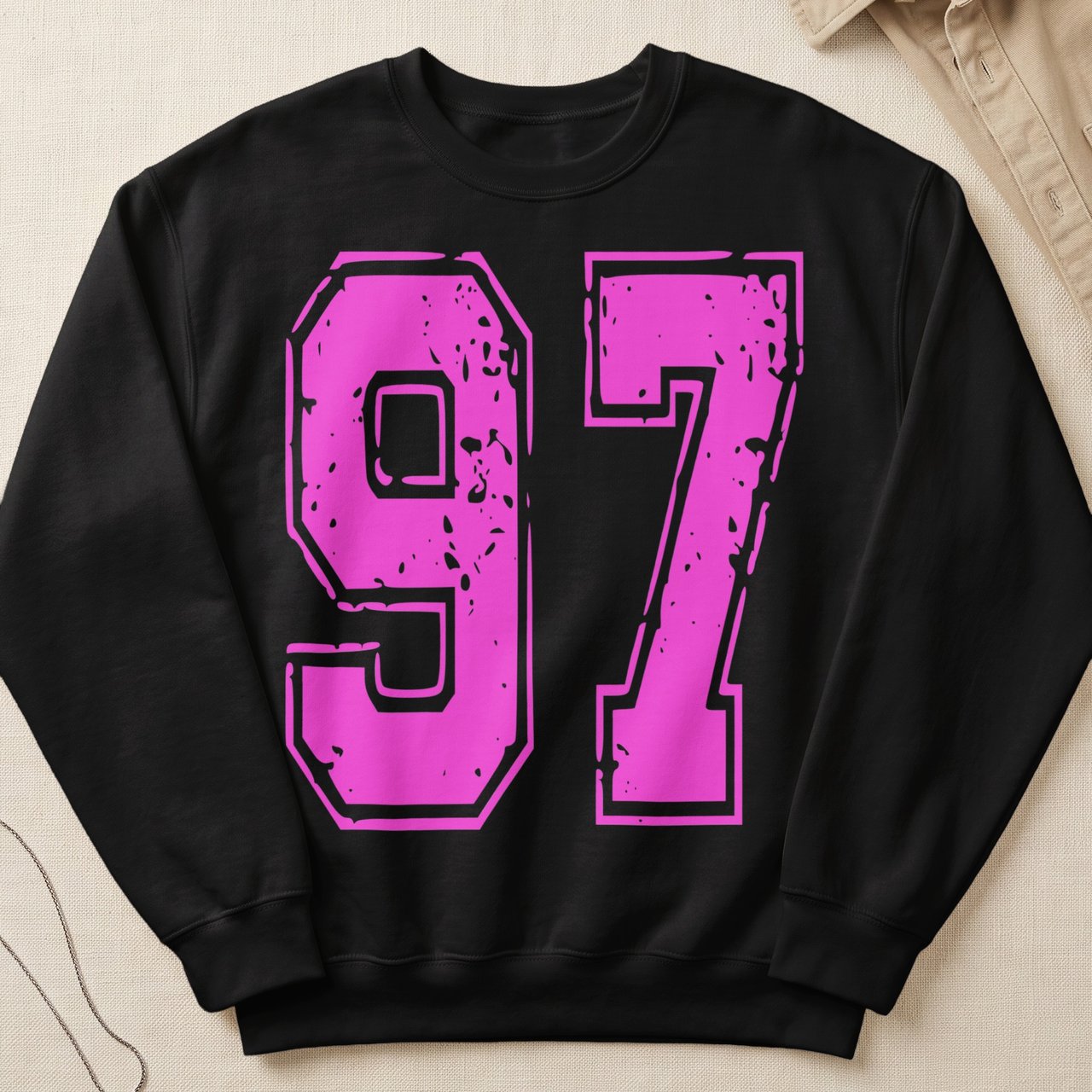 Cash Lacombe #97 Racing Sweatshirt | Pink CLR Race Team Crewneck | Dirt Track Racing Merch