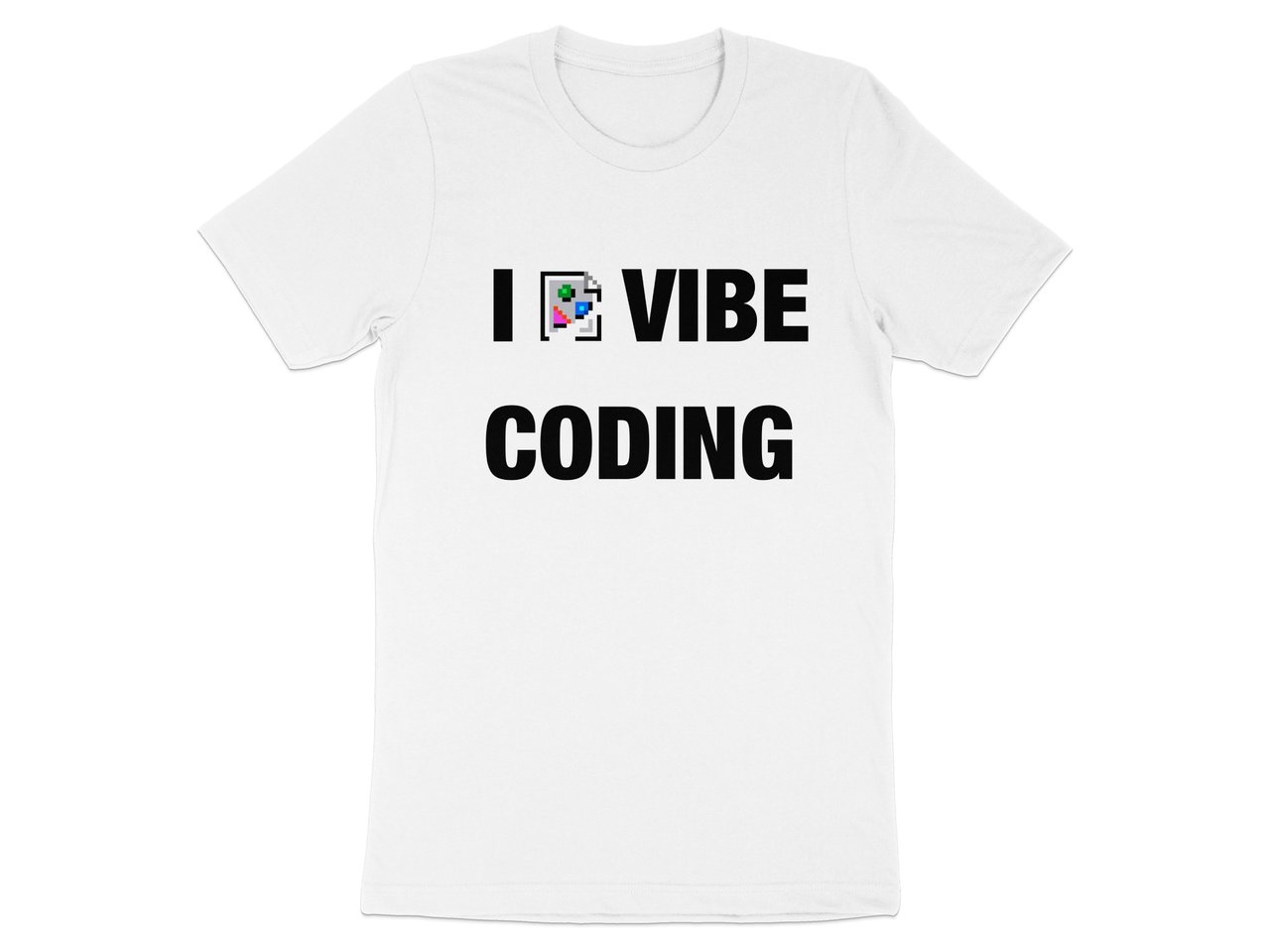 I Vibe Coding — Men’s & Women’s Crew Neck T-Shirt