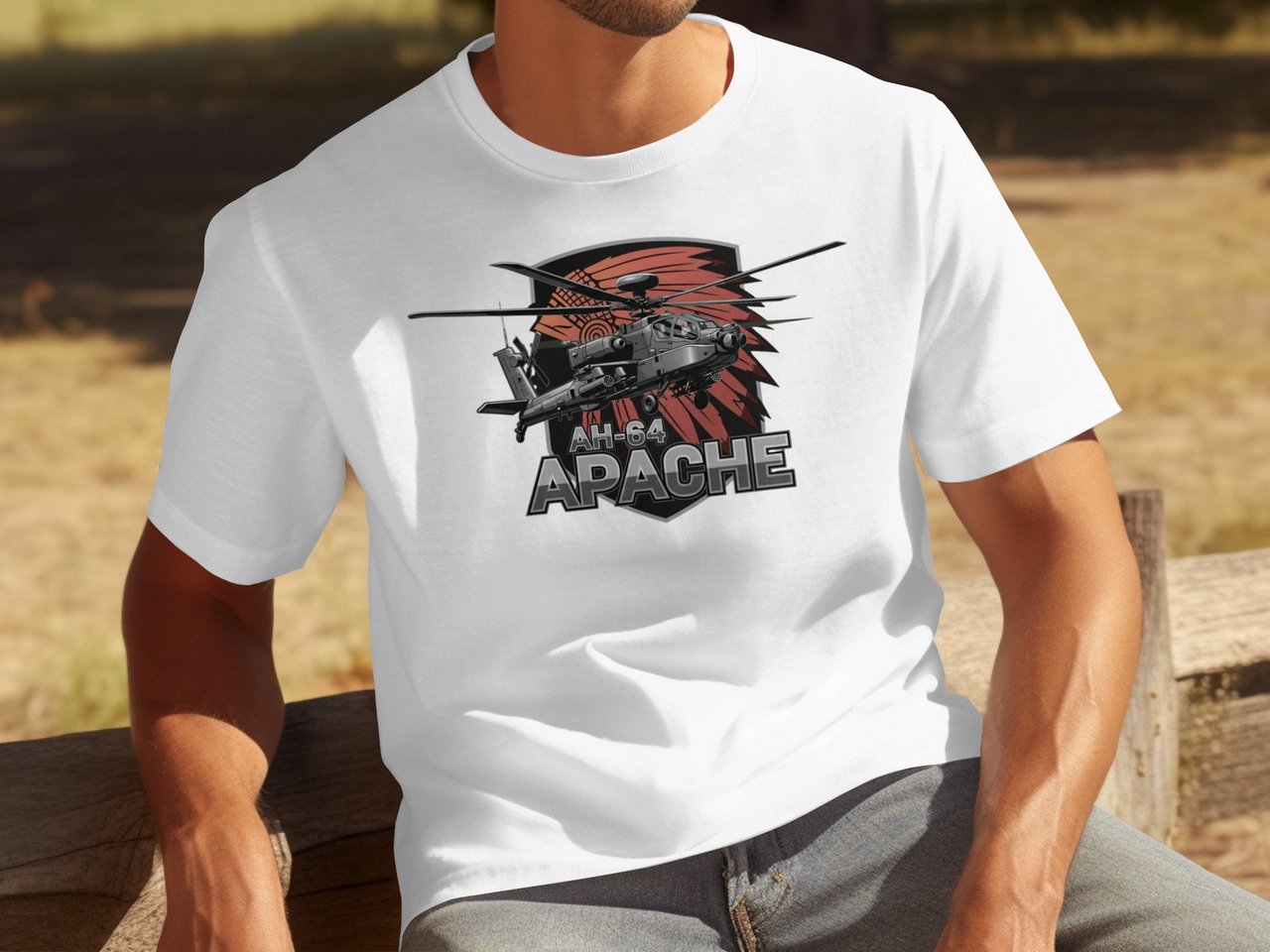 Apache Helicopter T-Shirt, AH-64 Aviation Tee, Military Aircraft Shirt, Army Aviator Graphic Tee, Flight Pilot Veteran Gift for Him