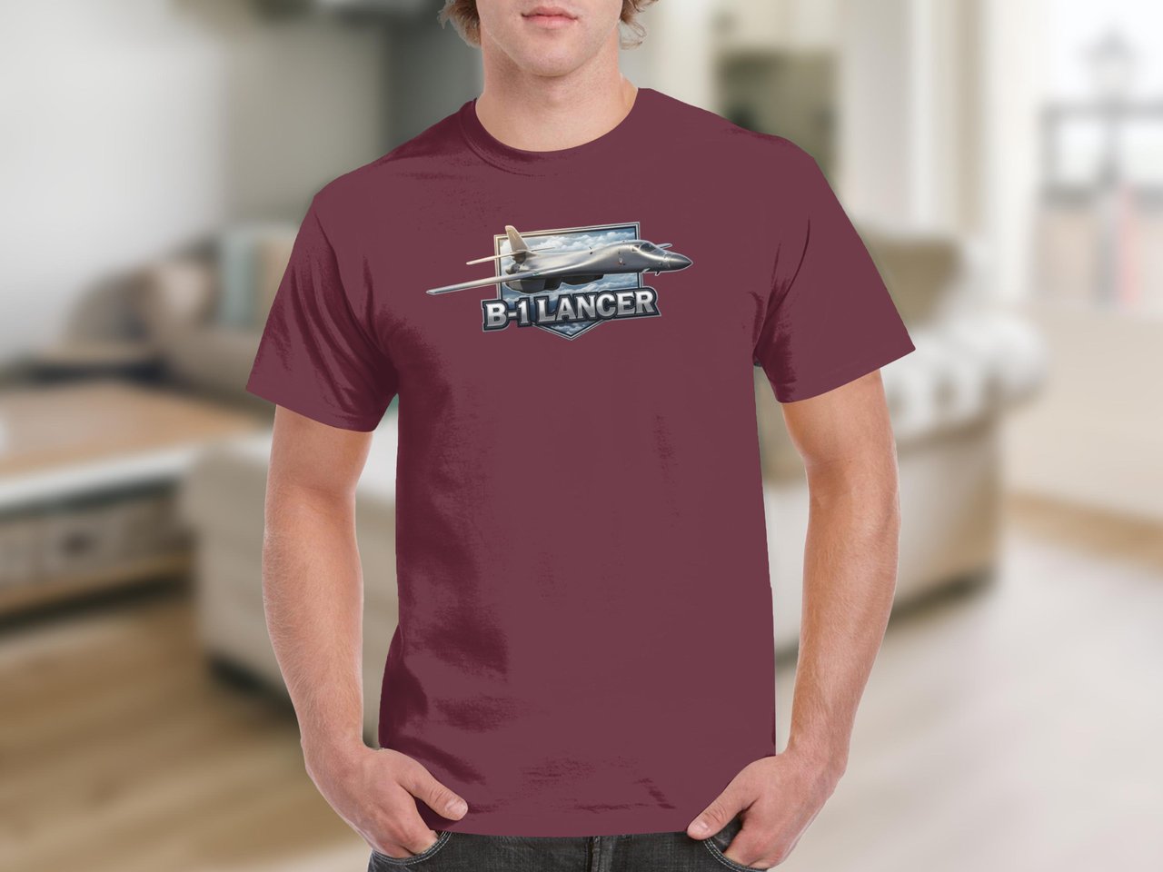 B-1 Lancer T-Shirt, Military Bomber Airplane Graphic Tee, Aviation Geek Jet Shirt, Air Force Pilot Apparel, Veteran Gift for Him