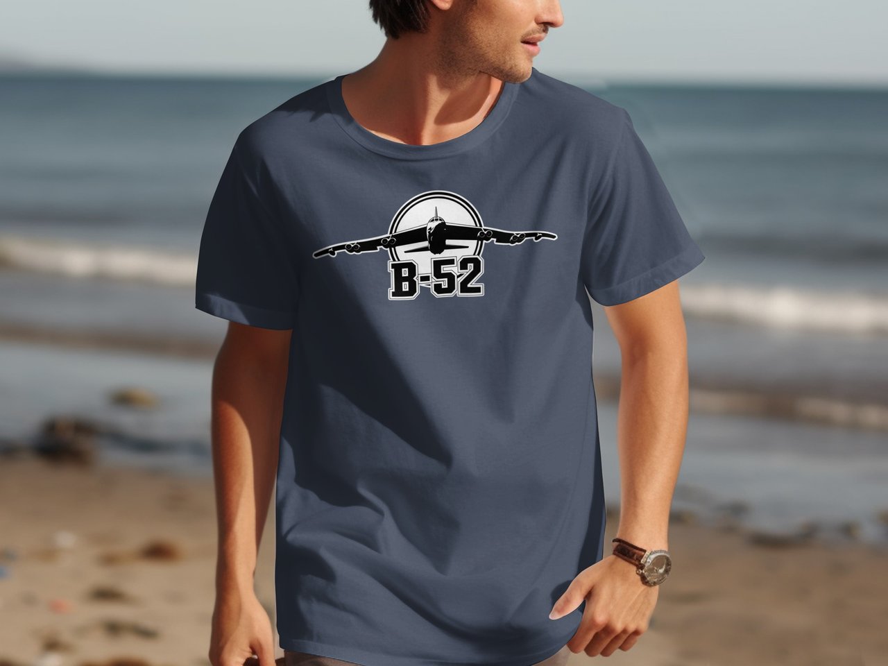 B-52 Bomber T-Shirt, Military Aviation Shirt, Retro Airforce Airplane Graphic Tee, Pilot Veteran Gift, Strategic Bomber Graphic Tee