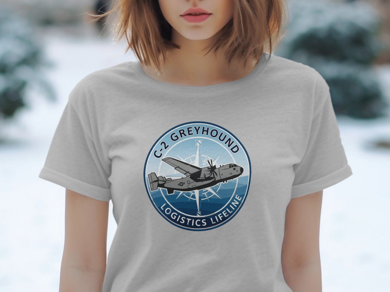 C-2 Greyhound Shirt Navy Aviation T-Shirt, Military Pilot Graphic Tee, Carrier Onboard Delivery Veteran Gift, Naval Aircraft Aviation Tee