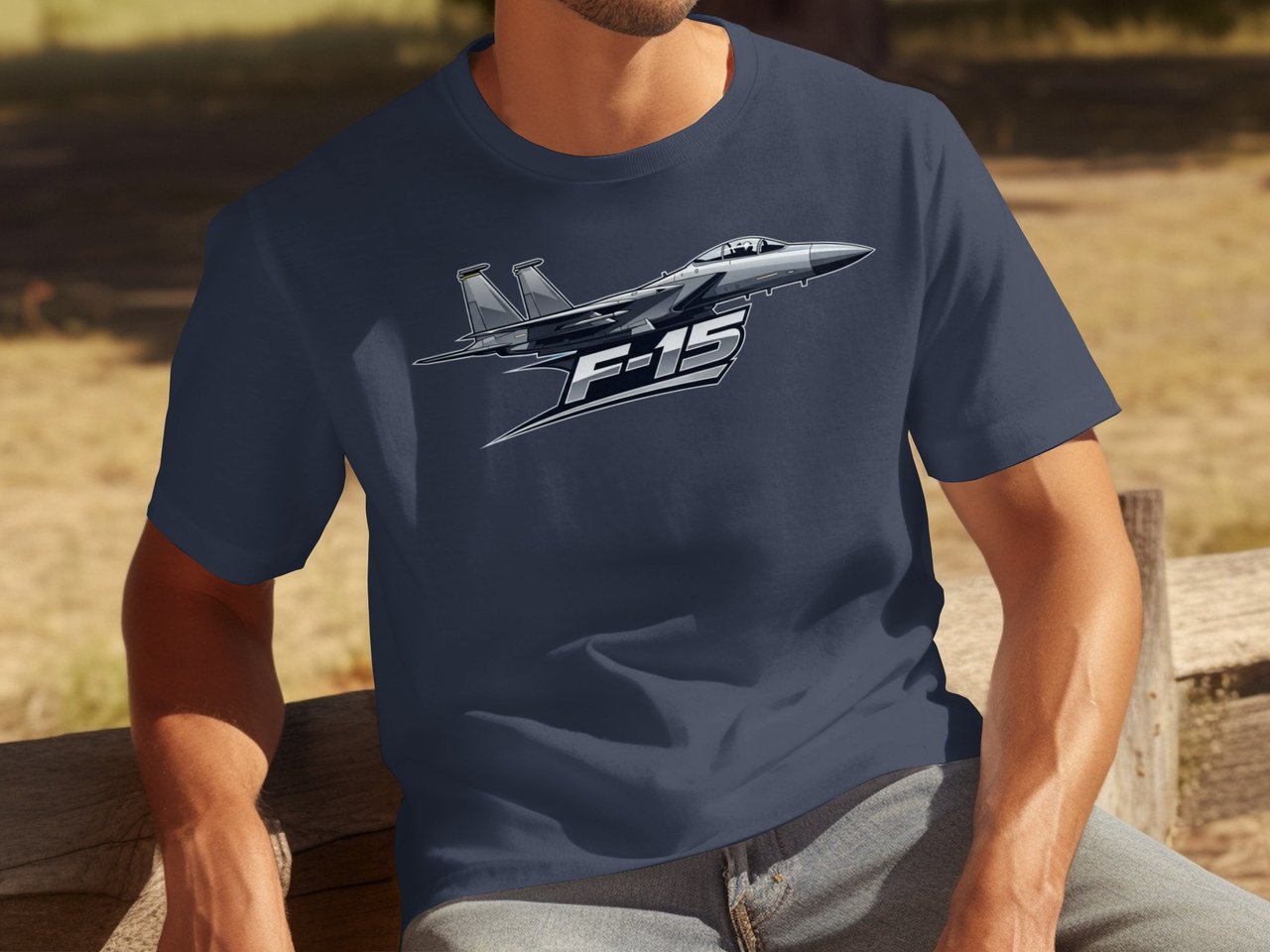 F-15 Fighter Jet Shirt, Military Aviation T-Shirt, Retro Pilot Graphic Tee, Air Force Veteran Gift, Airplane Enthusiast Top for Men