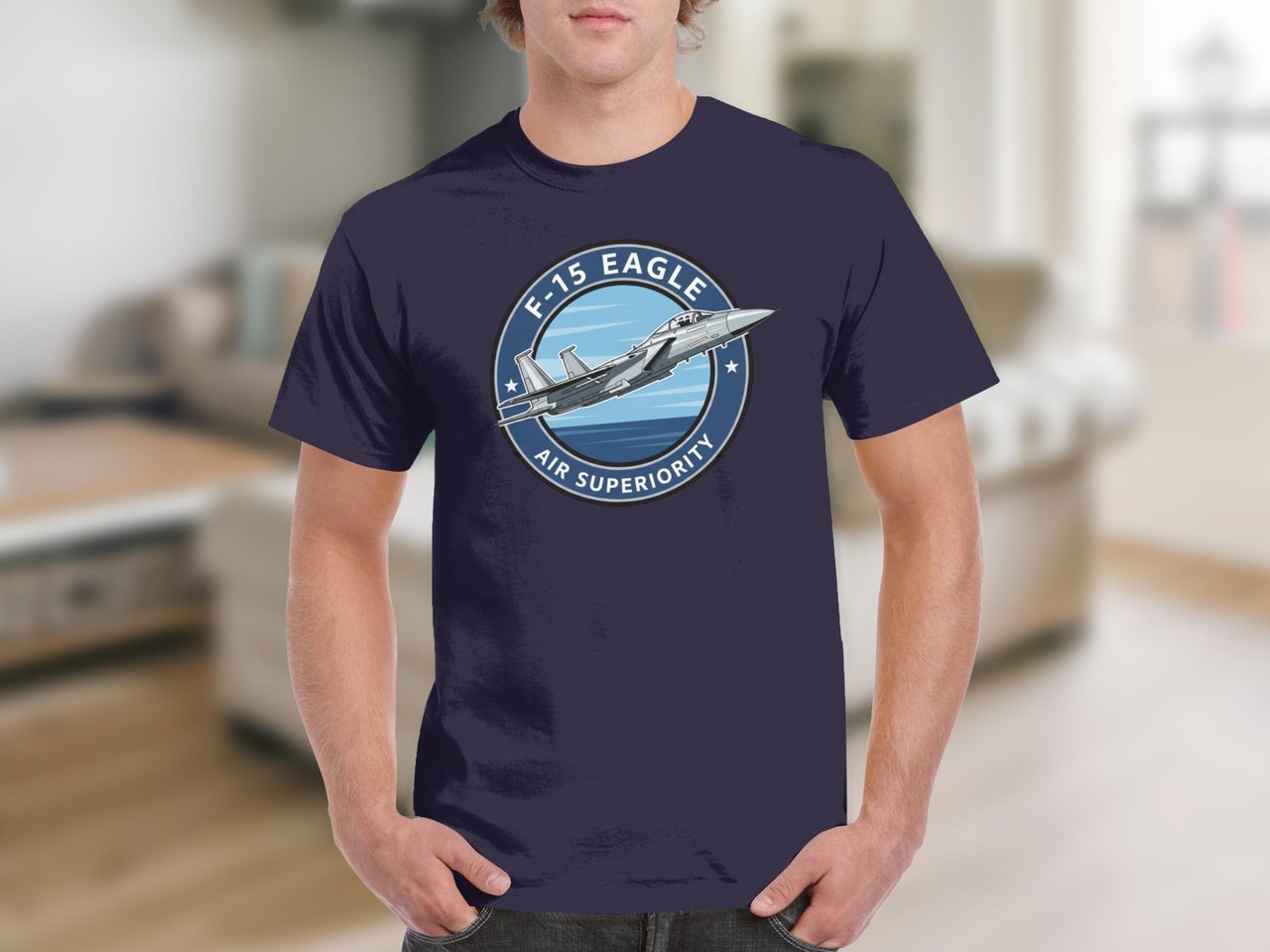 F-15 Eagle Fighter Jet T-Shirt, Military Aviation Shirt, Air Superiority Pilot Graphic Tee, Air Force Veteran Gift, Airplane AvGeek Top