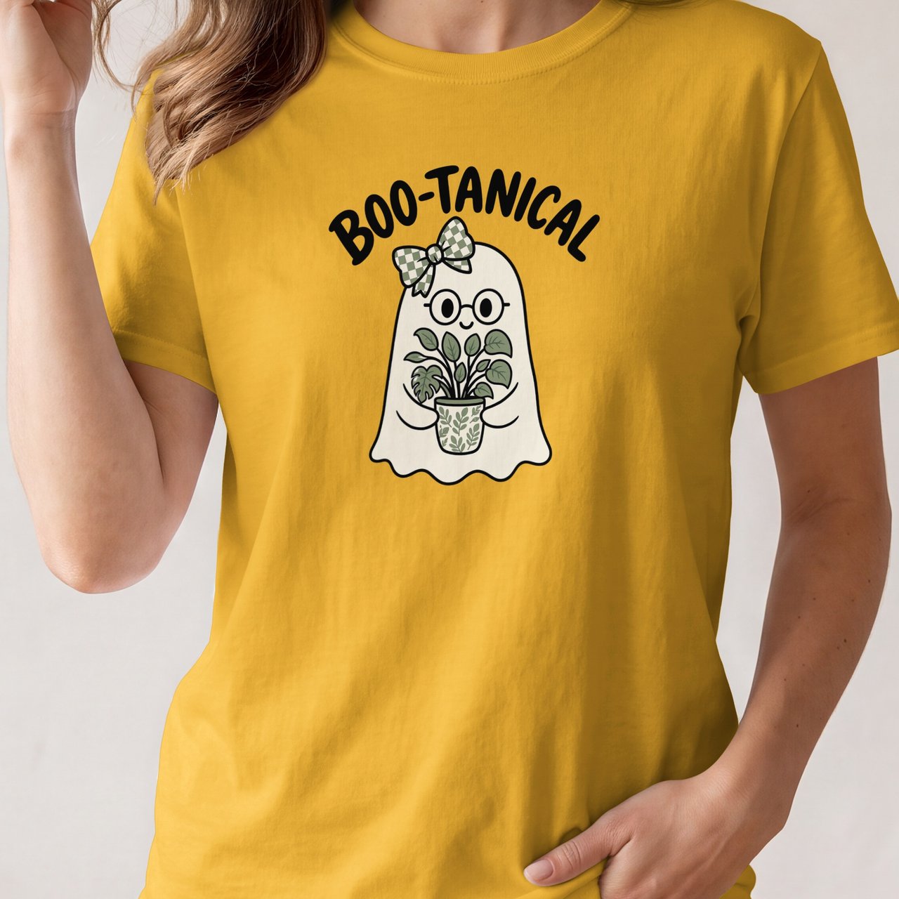 Boo-Tanical Ghost Tee