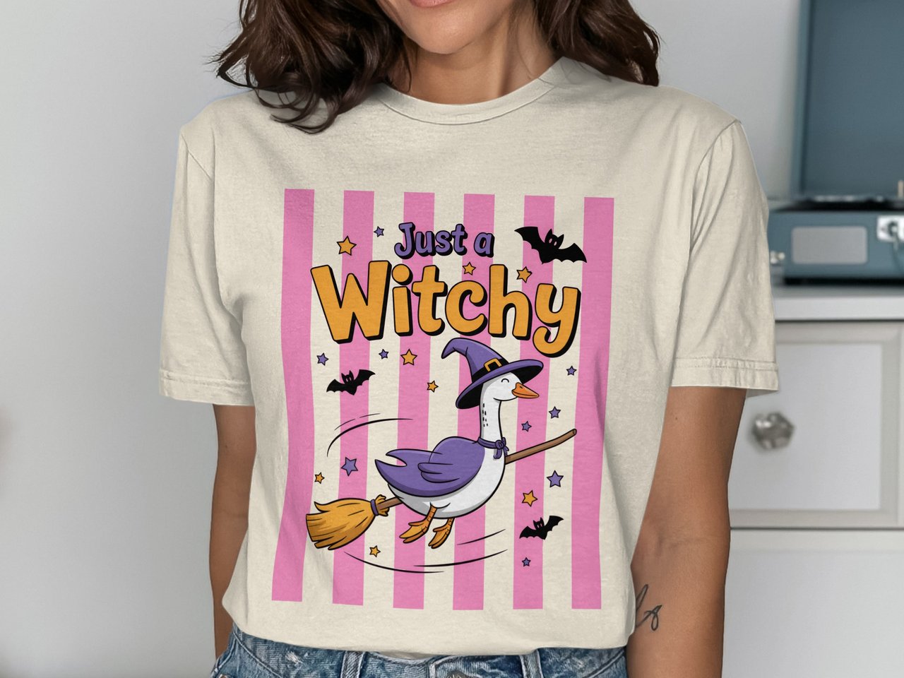 Just a Witchy Goose Tee