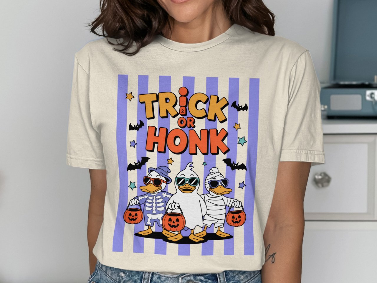 Trick or Honk Duck Tee