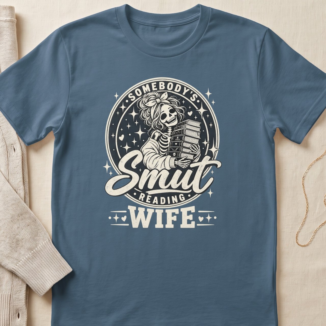 Smut Reading Wife Tee