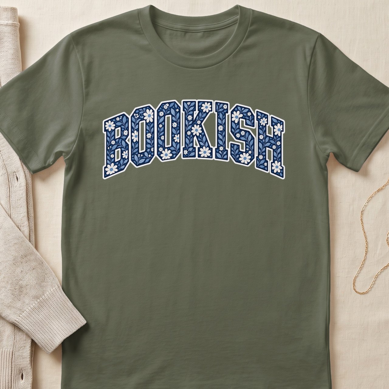 Bookish Floral Tee