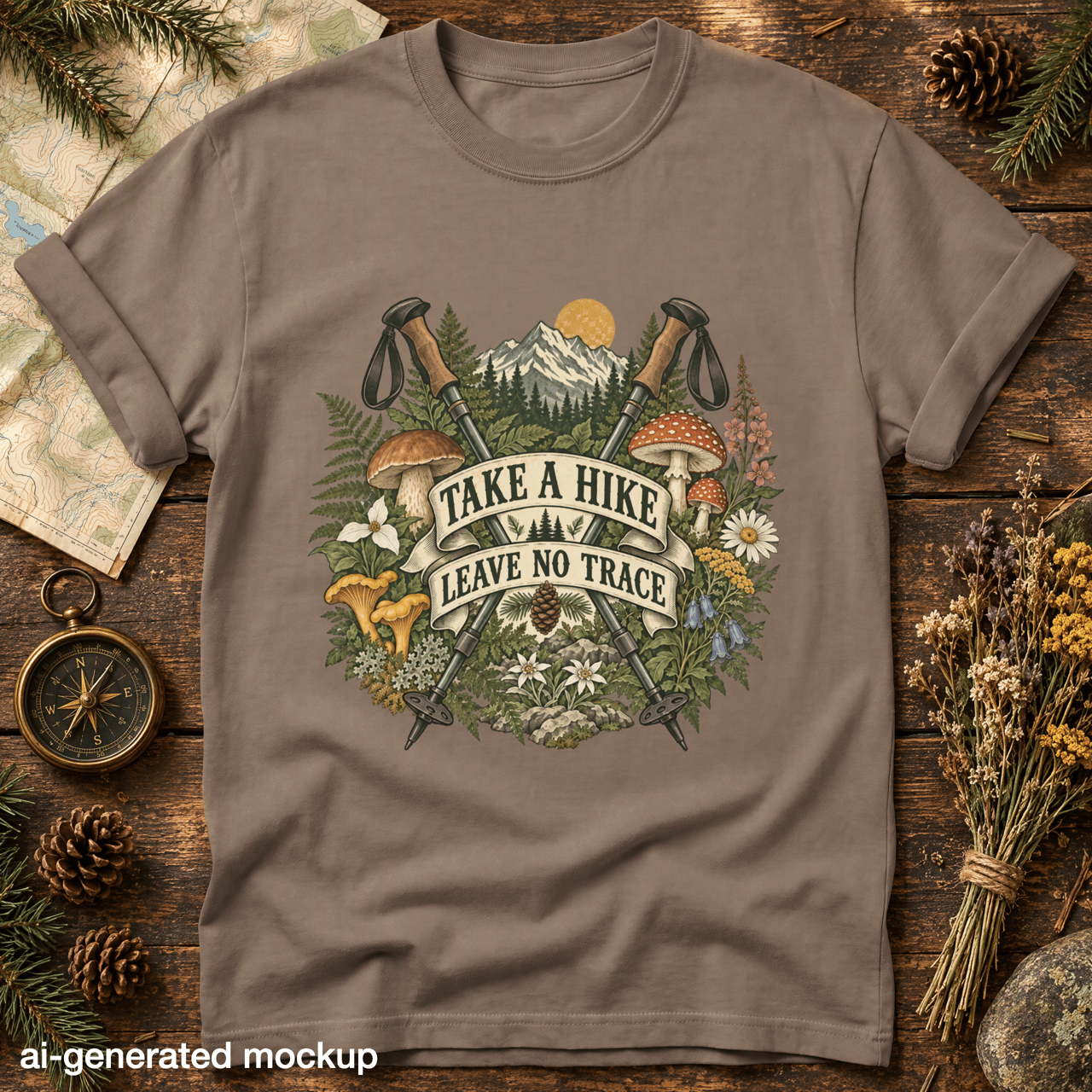 Take a Hike Leave No Trace Tee