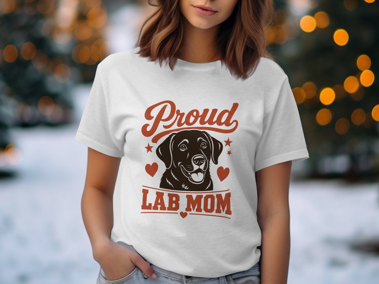 Proud Lab Mom Tee