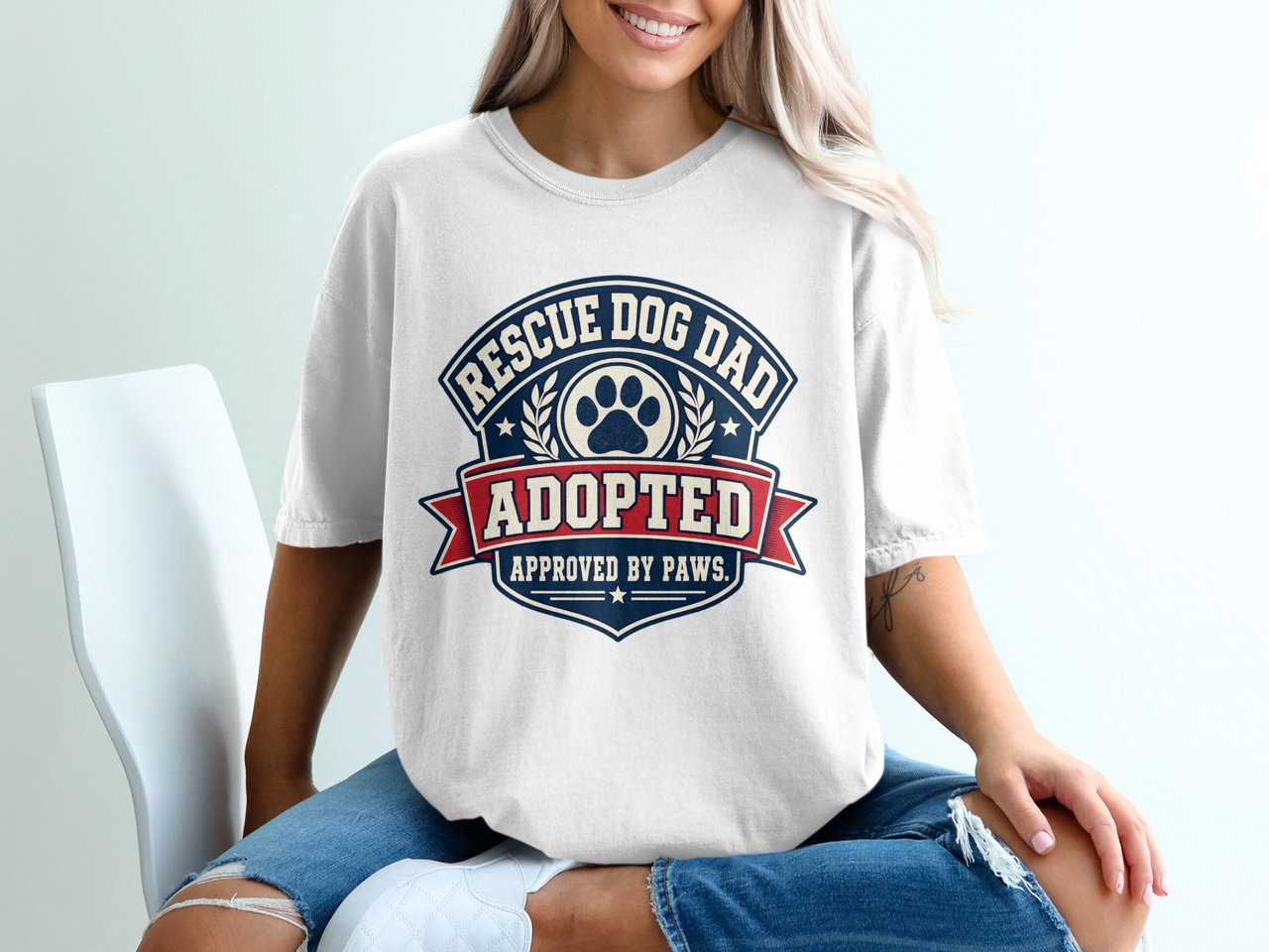 Rescue Dog Dad: Adopted & Approved — Apparel & Gifts