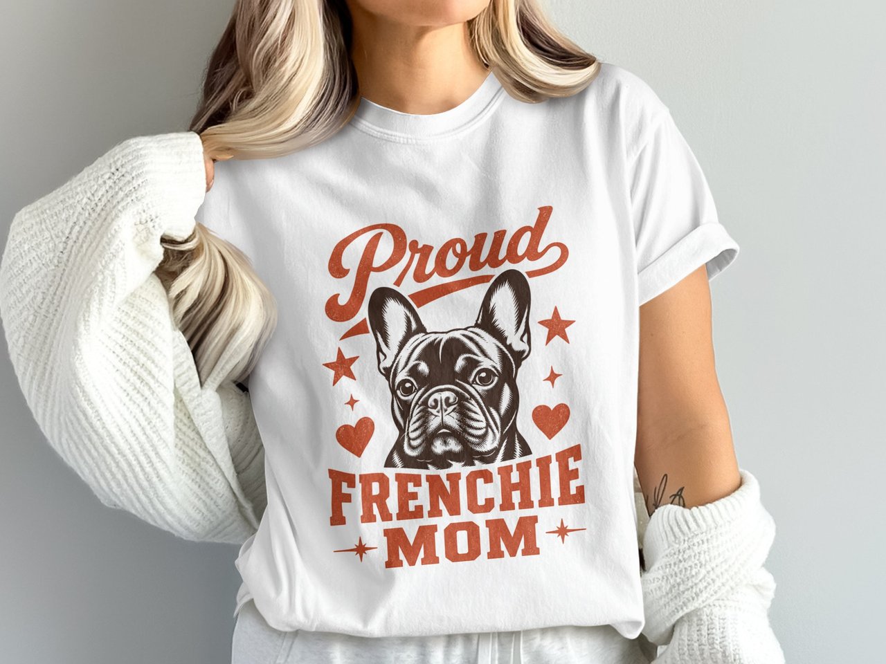 Proud Frenchie Mom Tee