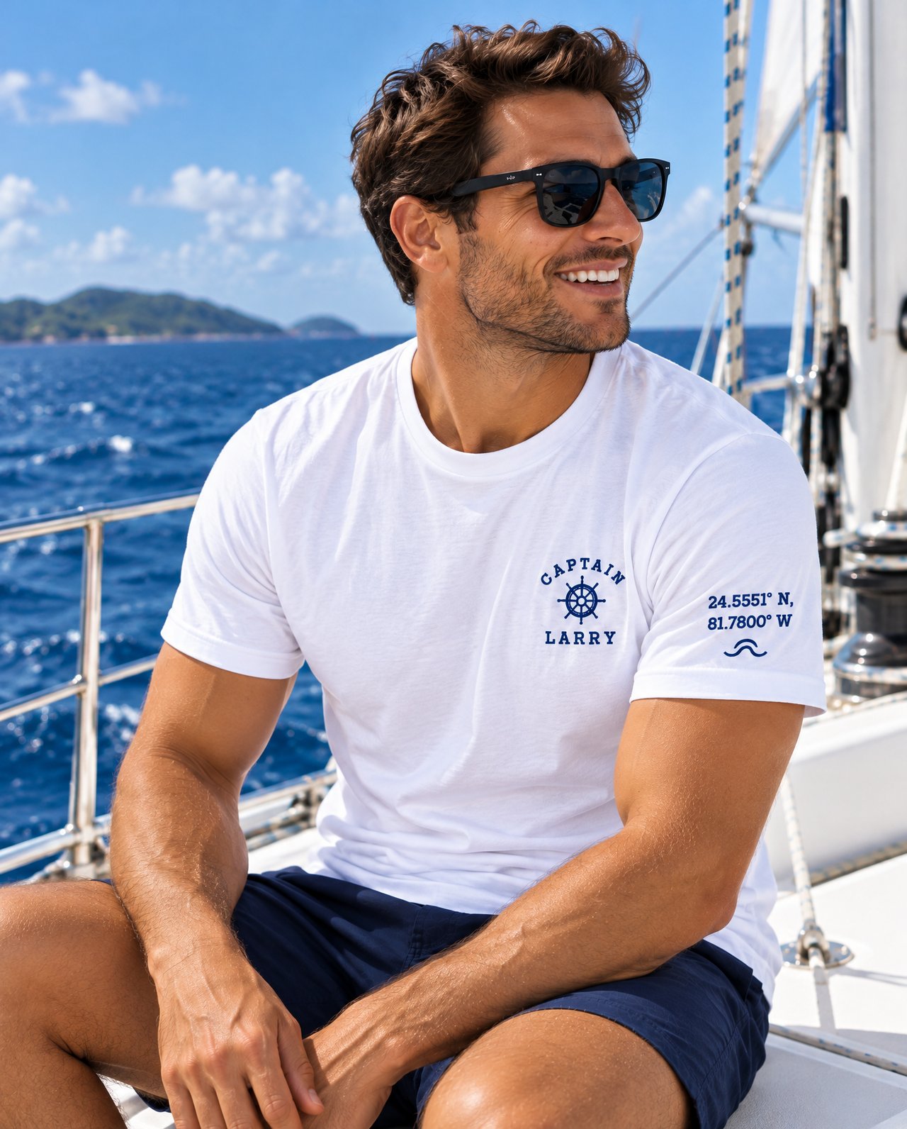 Captain Boat Shirt Hook Sweatshirt Helm TShirt
