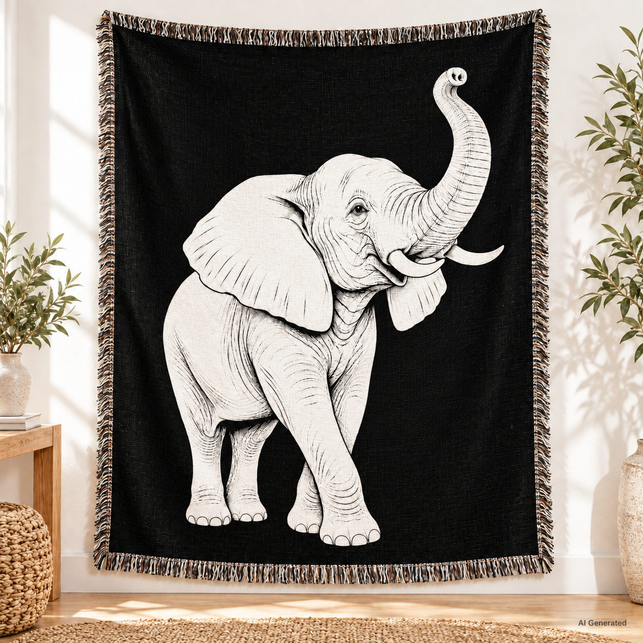 Majestic Elephant Blanket