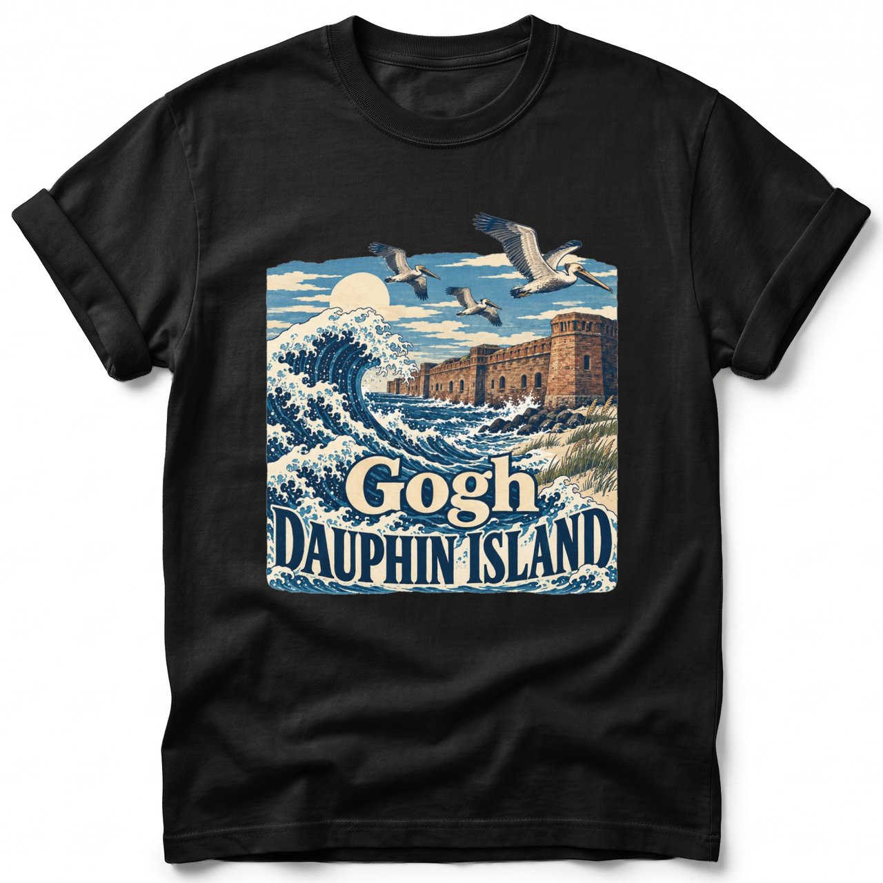 Gogh Dauphin Island ~ Comfort Colors Premium Tee