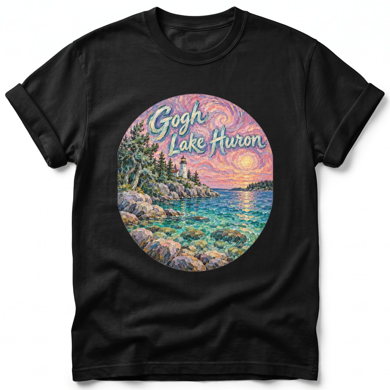 Gogh Lake Huron ~ Comfort Colors Premium Tee
