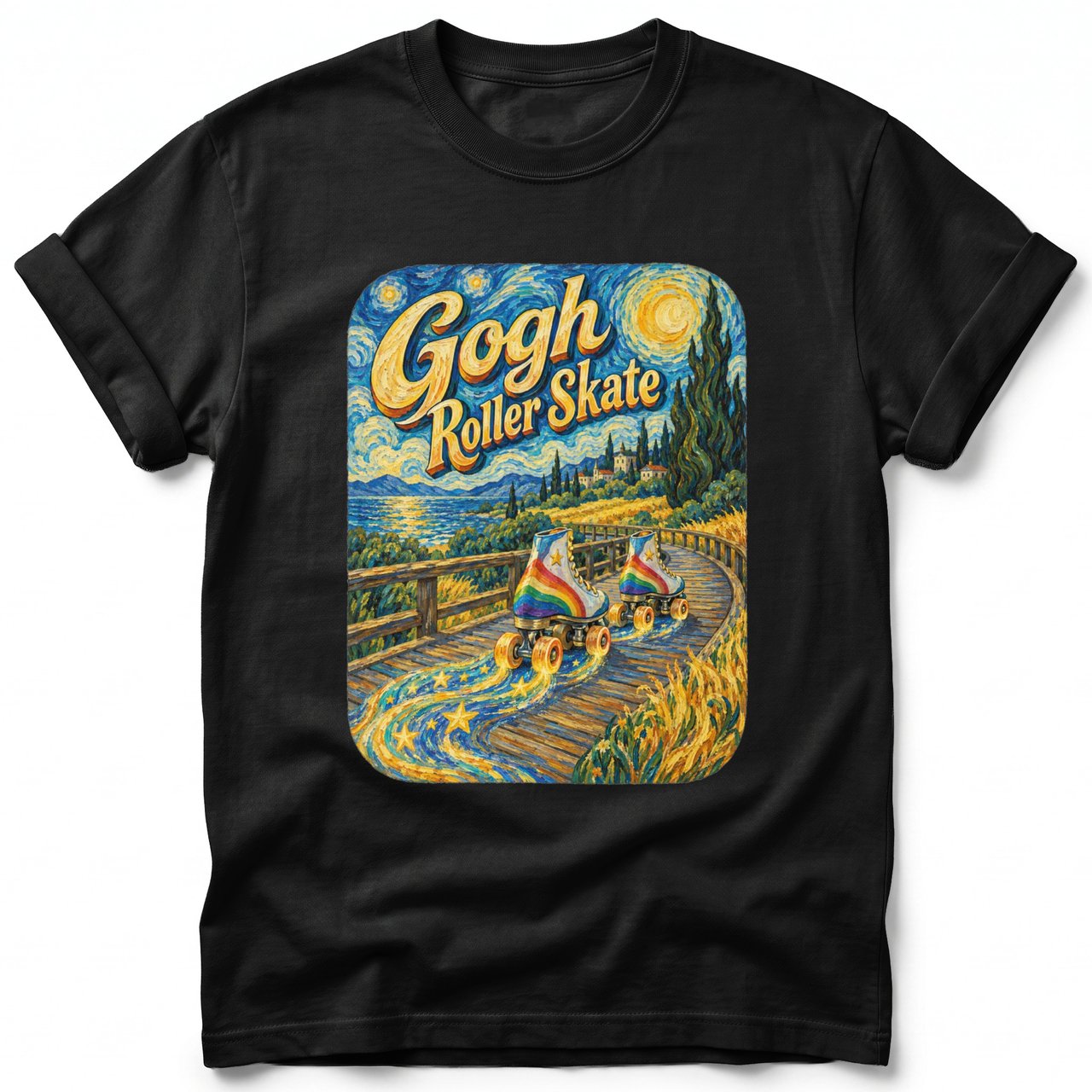 Gogh Roller Skate ~ Comfort Colors Premium Tee
