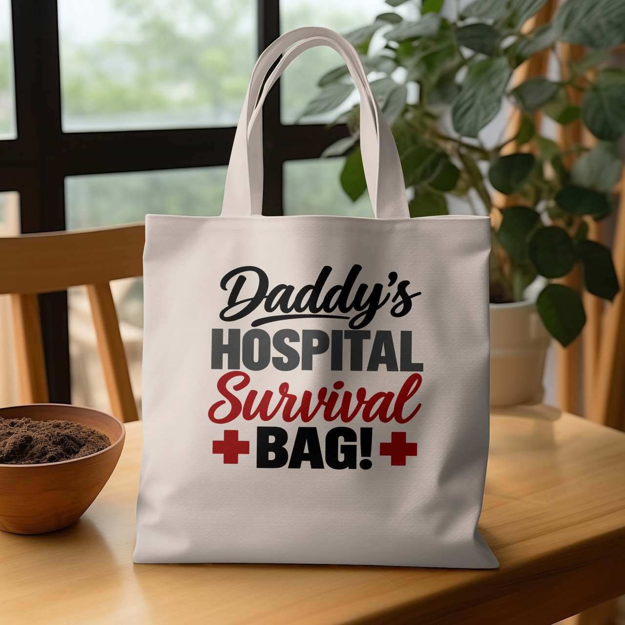 Daddy's Hospital Survival Tote