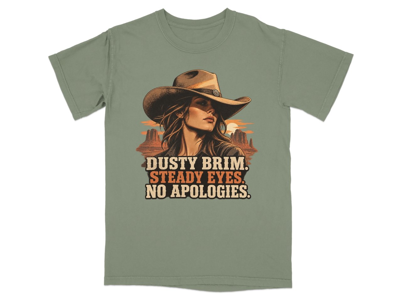 Dusty Brim Steady Eyes Tee