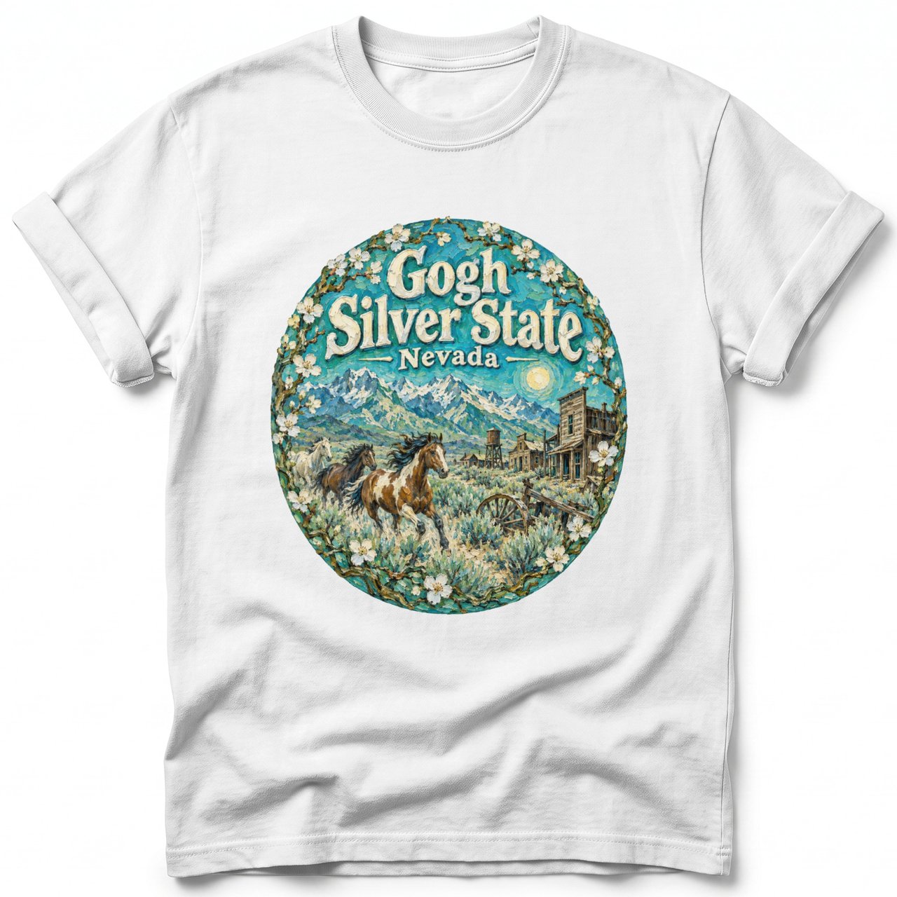 Gogh Silver State ~ Comfort Colors Premium Tee