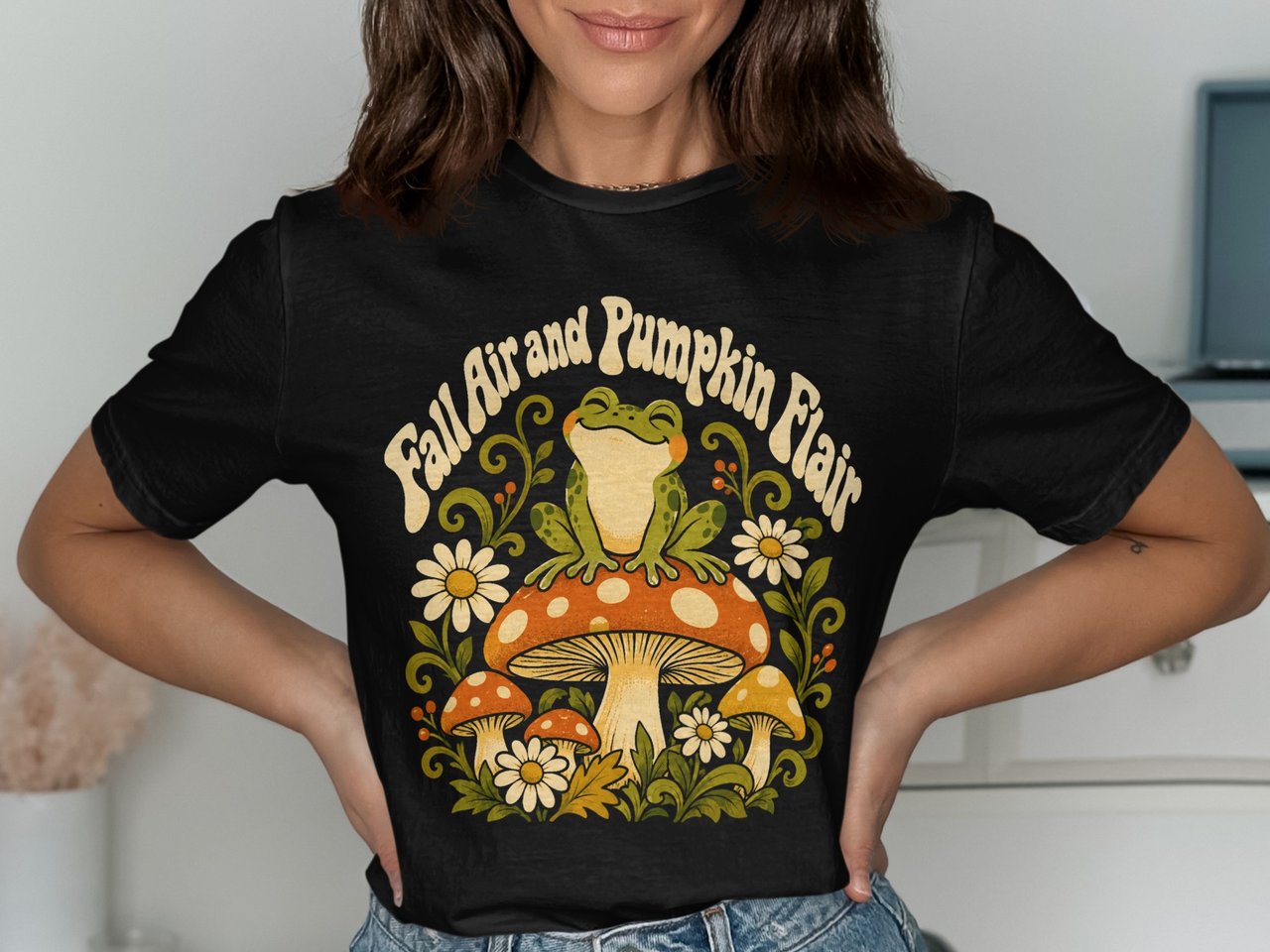Fall Air and Pumpkin Flair Tee or Sweatshirt