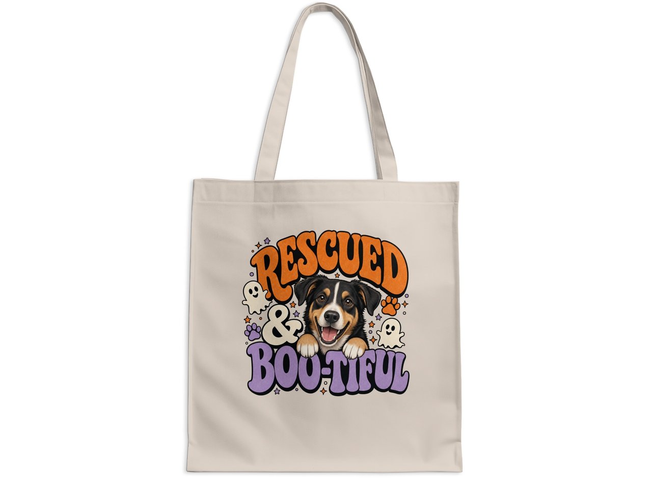 Rescued and Boo-tiful Tote Bag