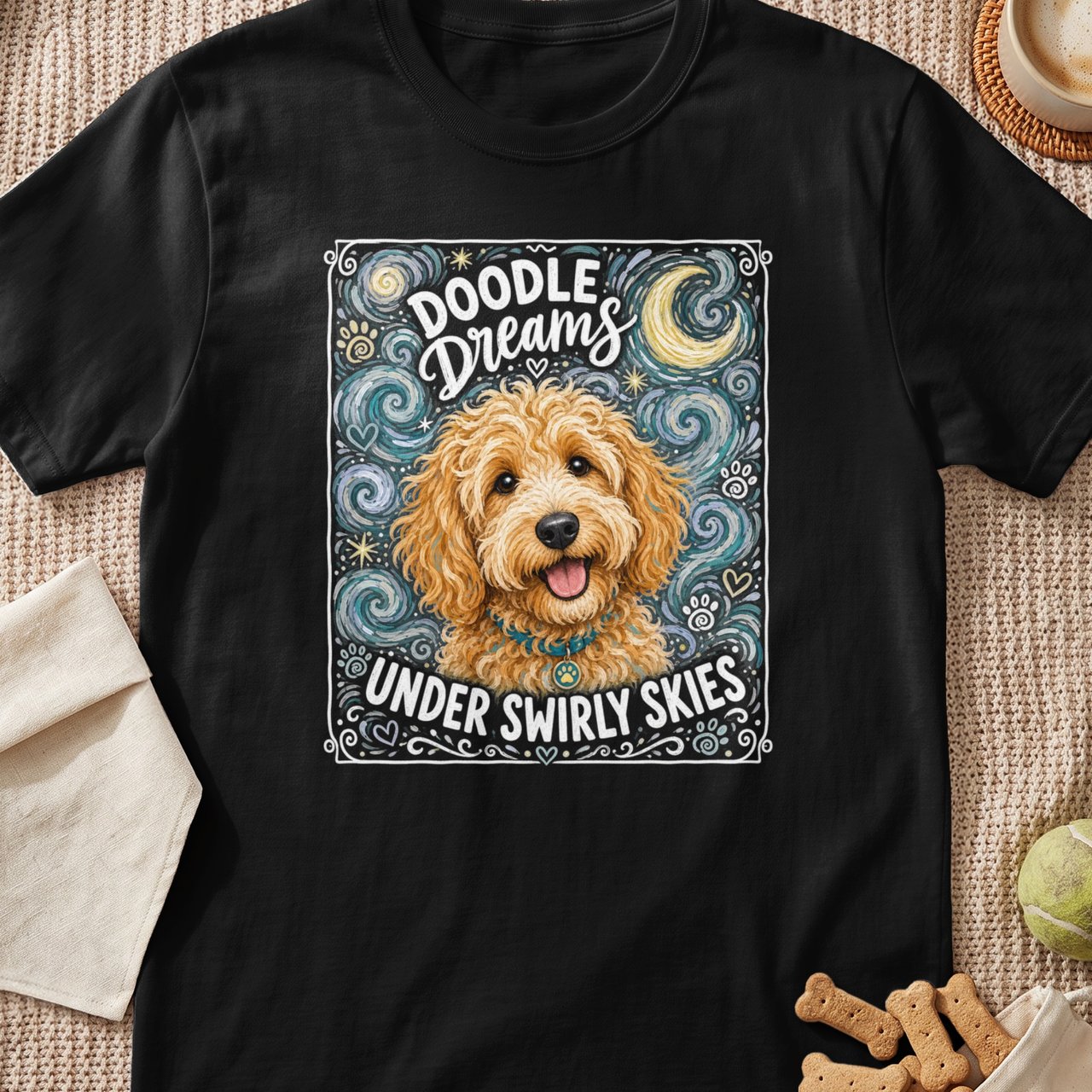 Doodle Dreams Swirly Skies T-Shirt