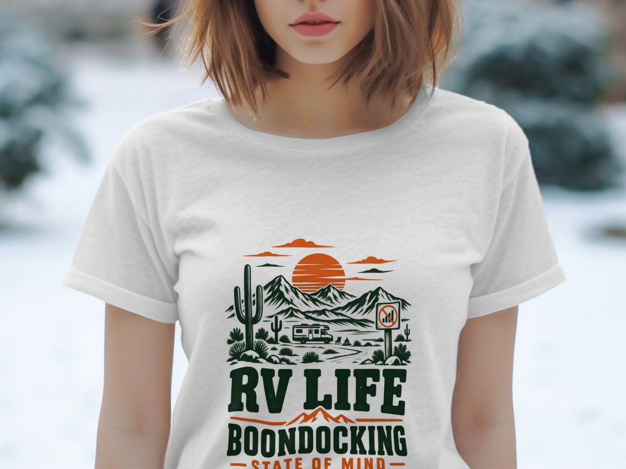 RV Life Boondocking State of Mind Tee