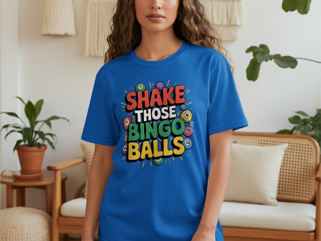 Shake Those Bingo Balls" Game Night T-Shirt