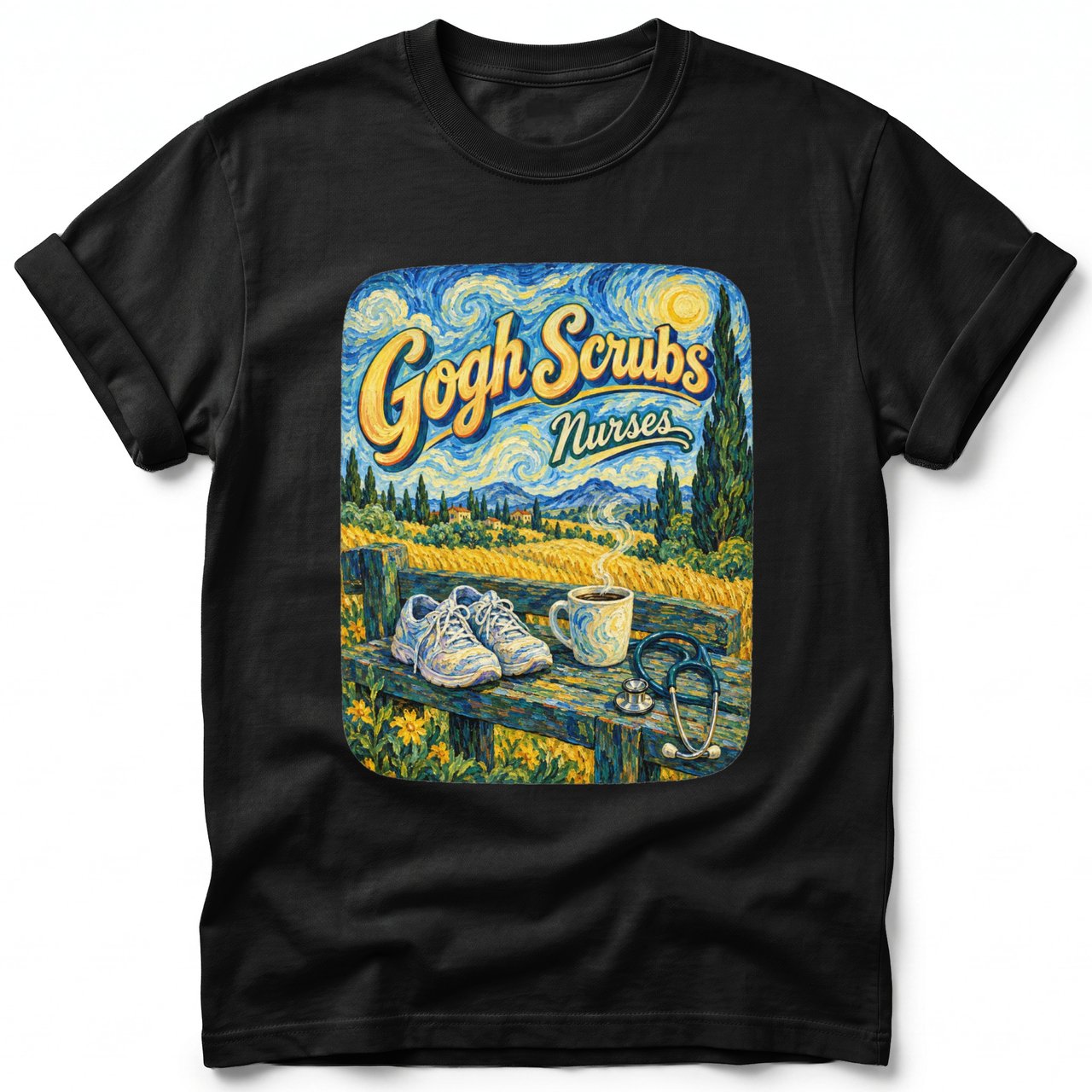Gogh Scrubs ~ Comfort Colors Premium Tee