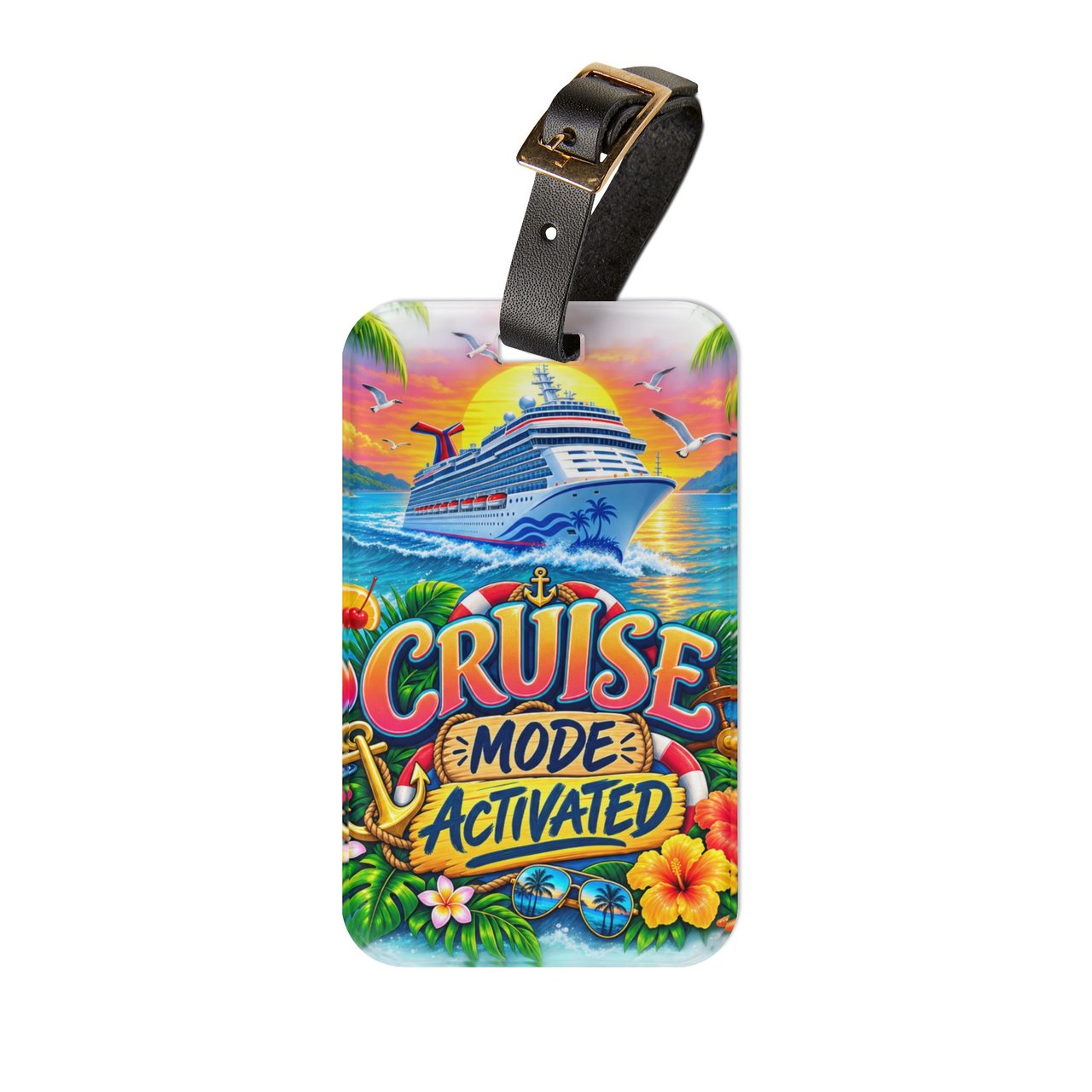 Cruise Mode Activated Tropical Graphic