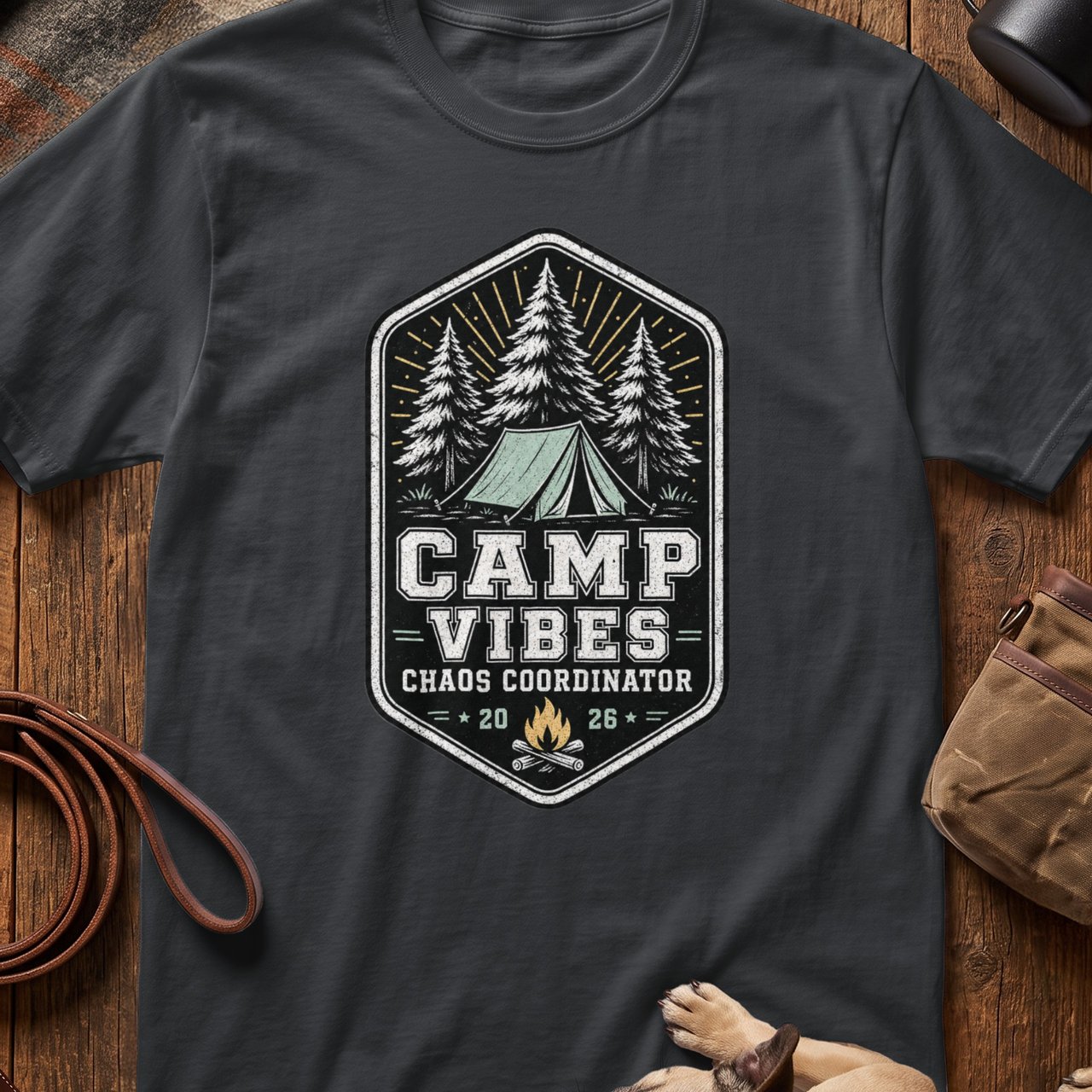 Camp Vibes Chaos Coordinator T-Shirt