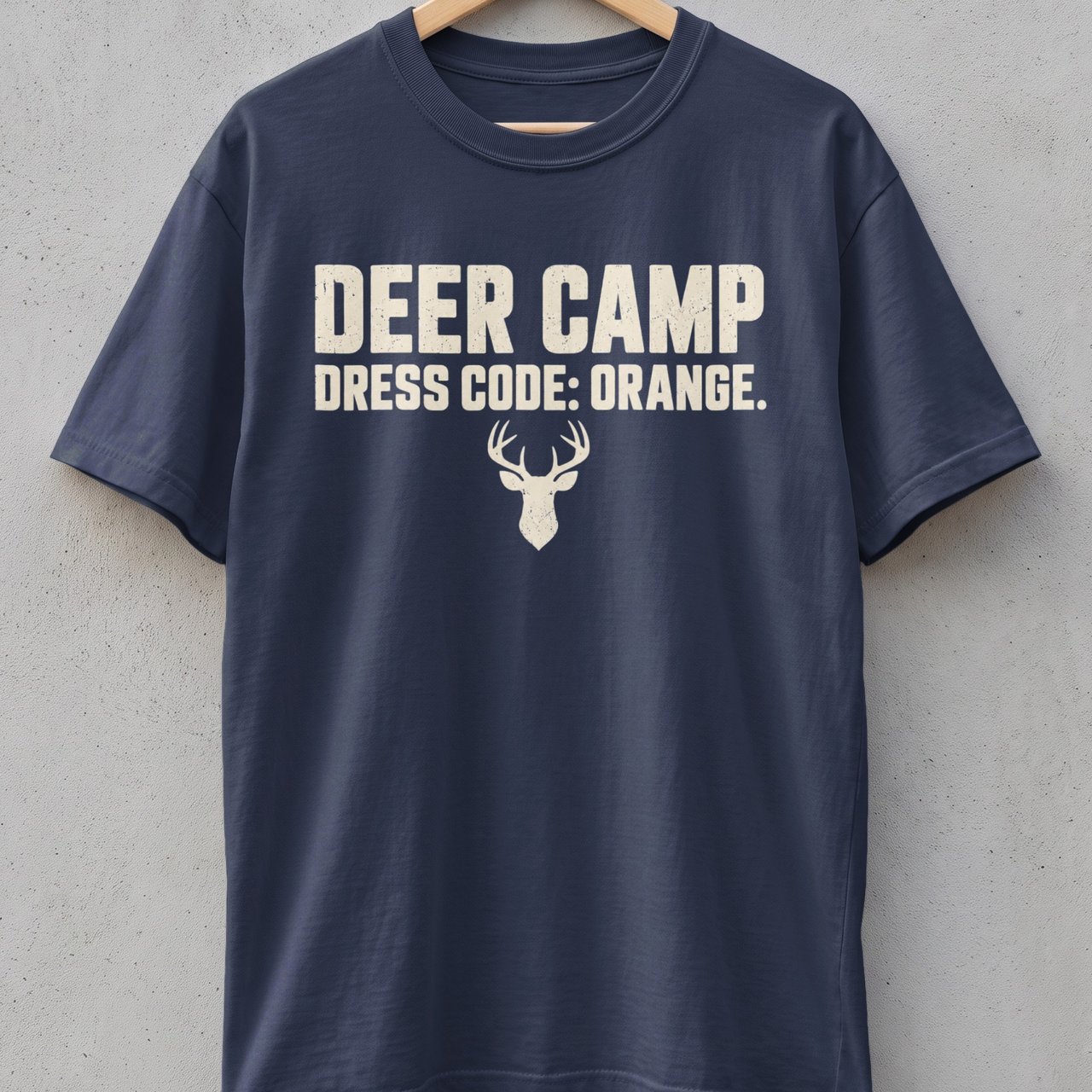 Deer Camp Dress Code Orange Tee