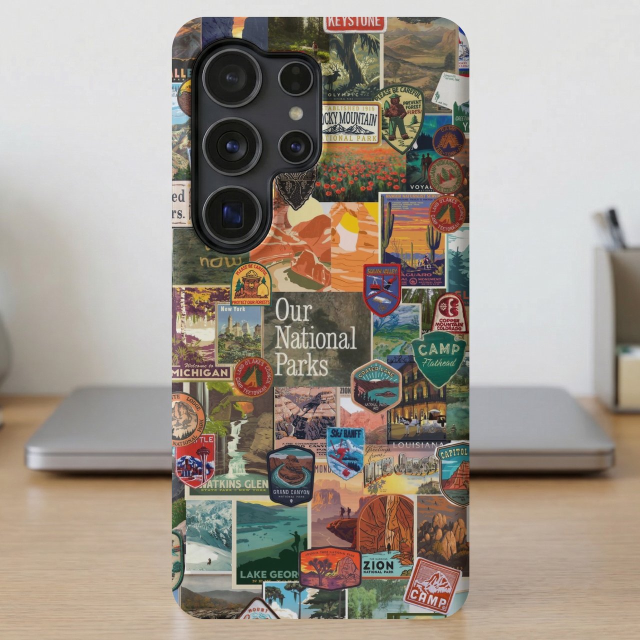 Vintage National Parks MagSafe® Phone Case