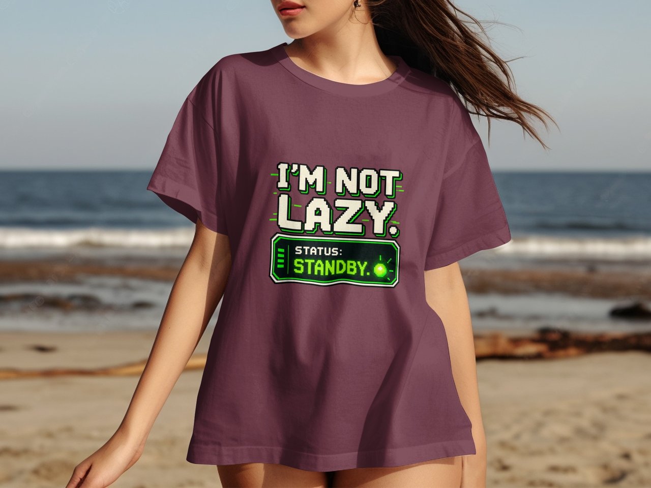 I'm Not Lazy Status Standby Tee