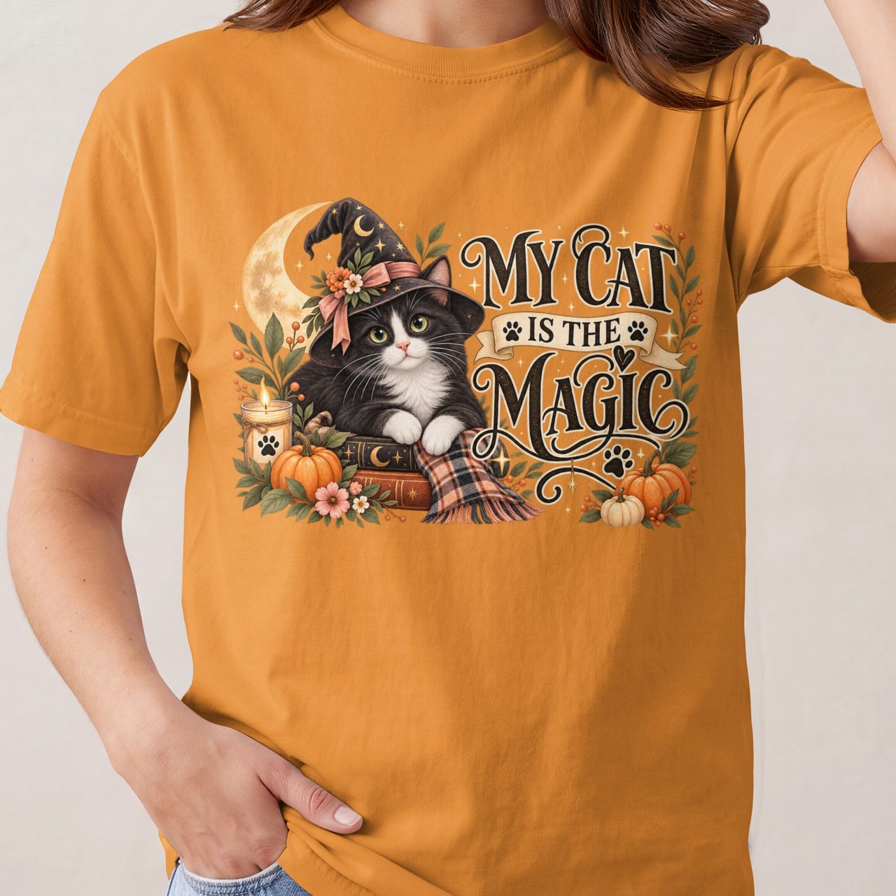 My Cat Is The Magic Tee