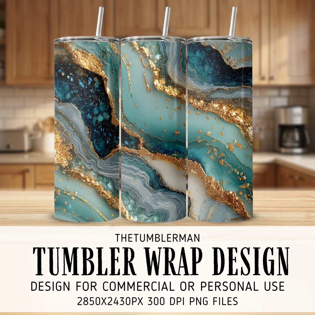 20 oz Skinny Tumbler Wrap Sublimation Design, Abstract Agate Stone Gold, Straight and Tapered Wrap png, Digital Download for Tumbler