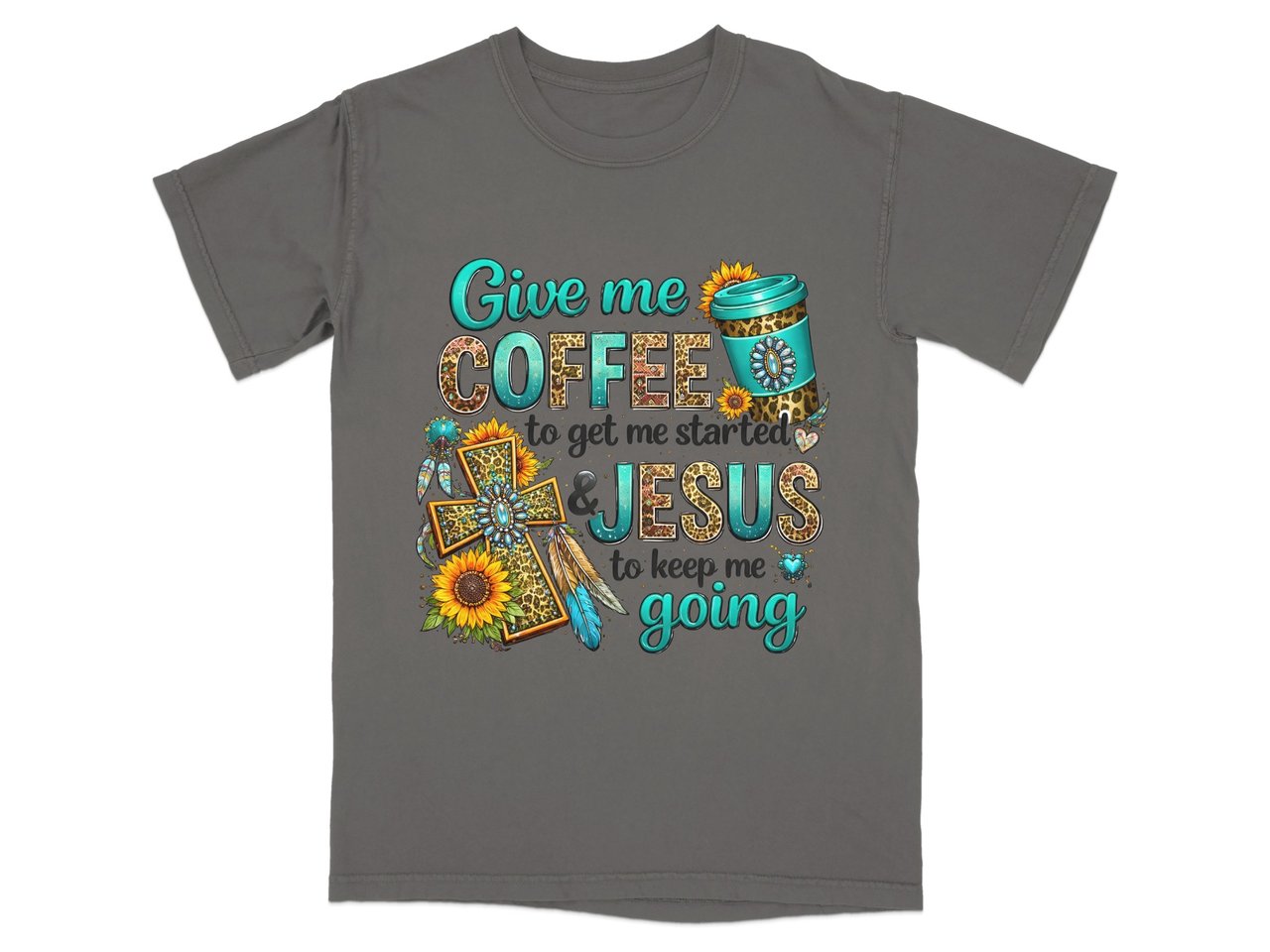 Rustic Faith Coffee & Jesus T-Shirt