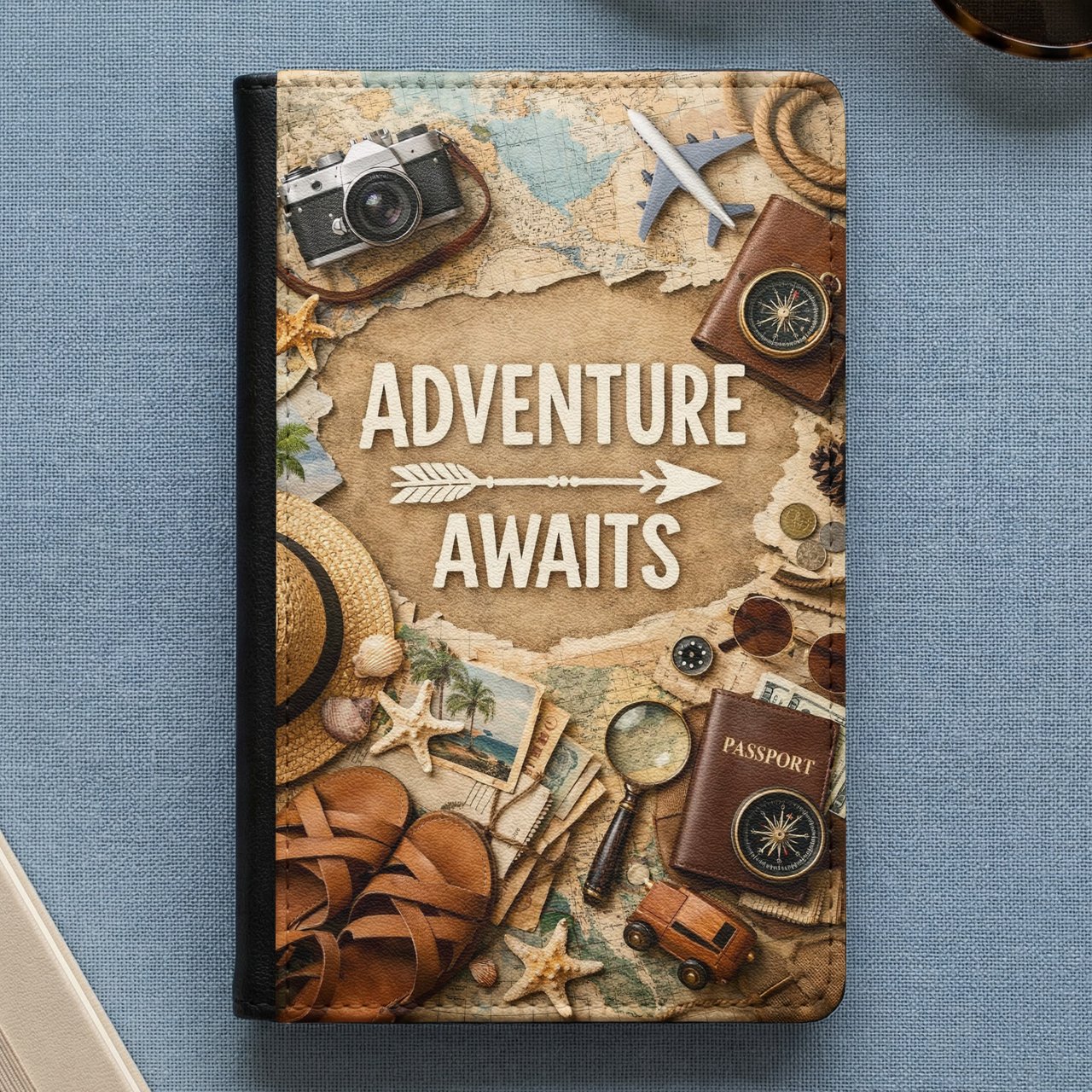Adventure Awaits Passport Cover