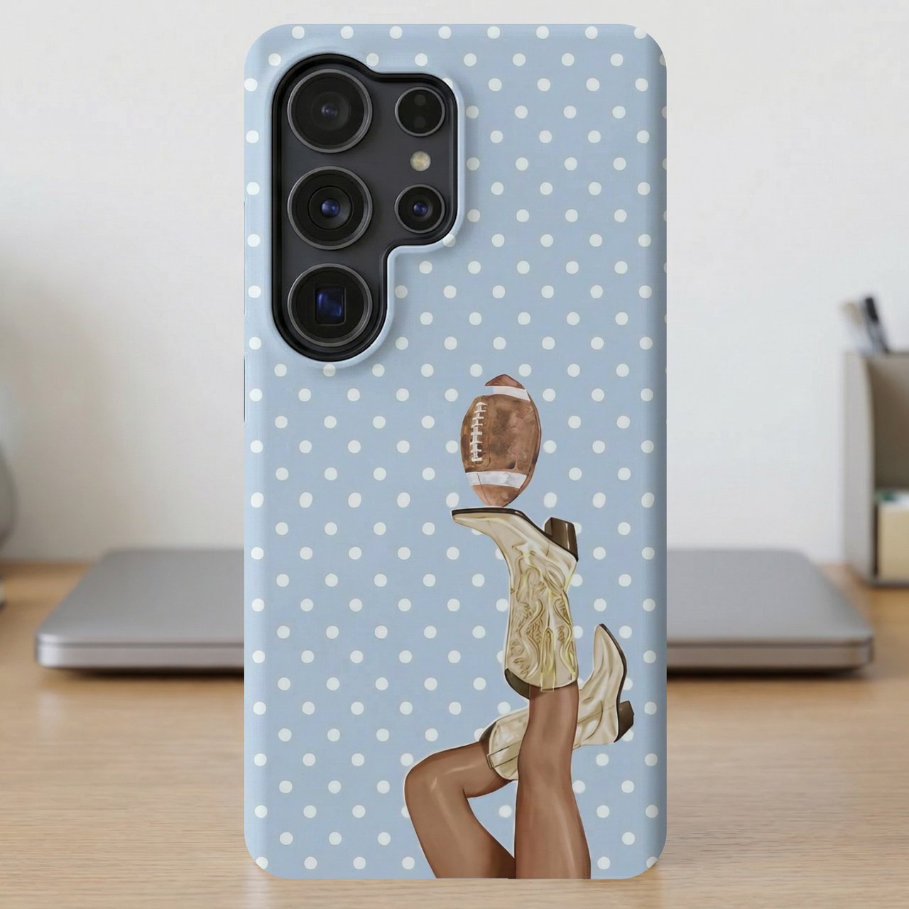 Cowgirl Boots MagSafe® Football Phone Case