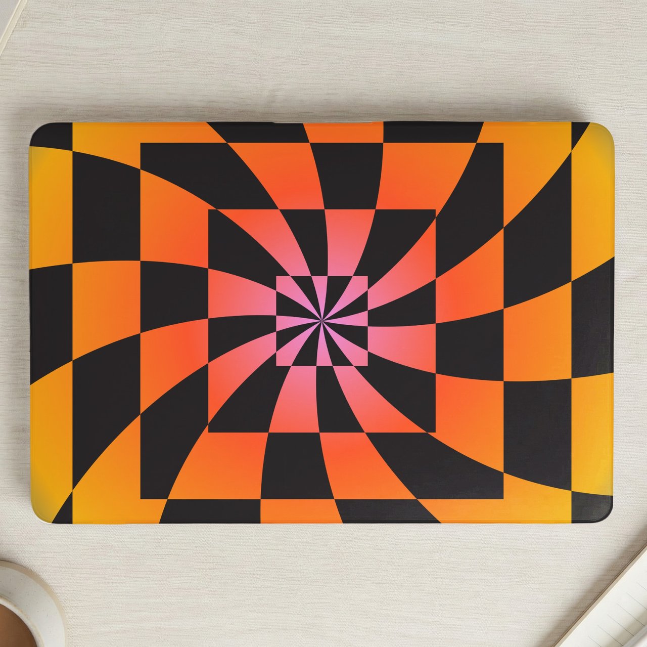Retro Optical Swirl MacBook Case