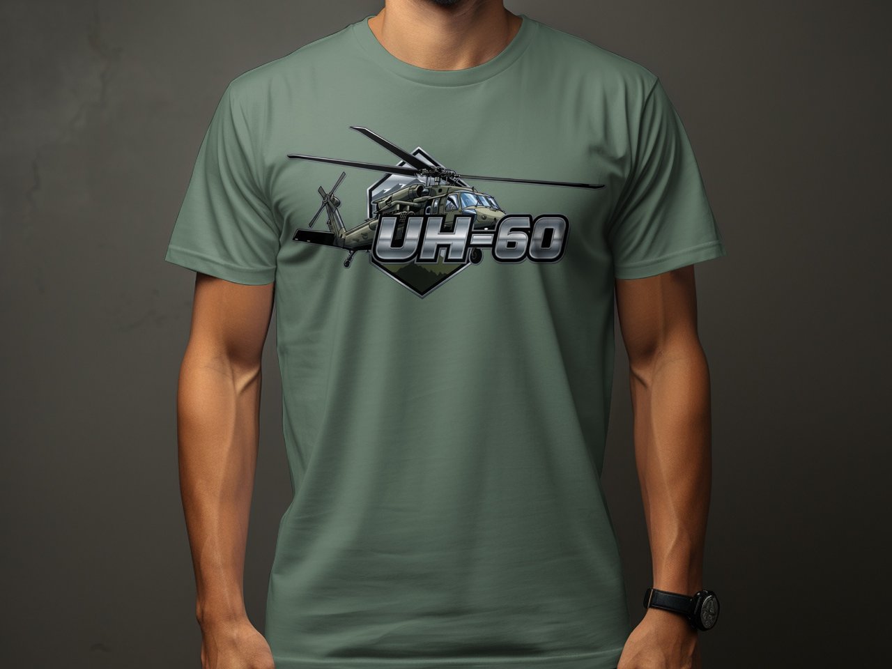 UH-60 Helicopter T-Shirt, Military Aviation Graphic Tee, Veteran Pilot Gift, Tactical Aircraft Shirt, Army Aviation Flight Crew Apparel